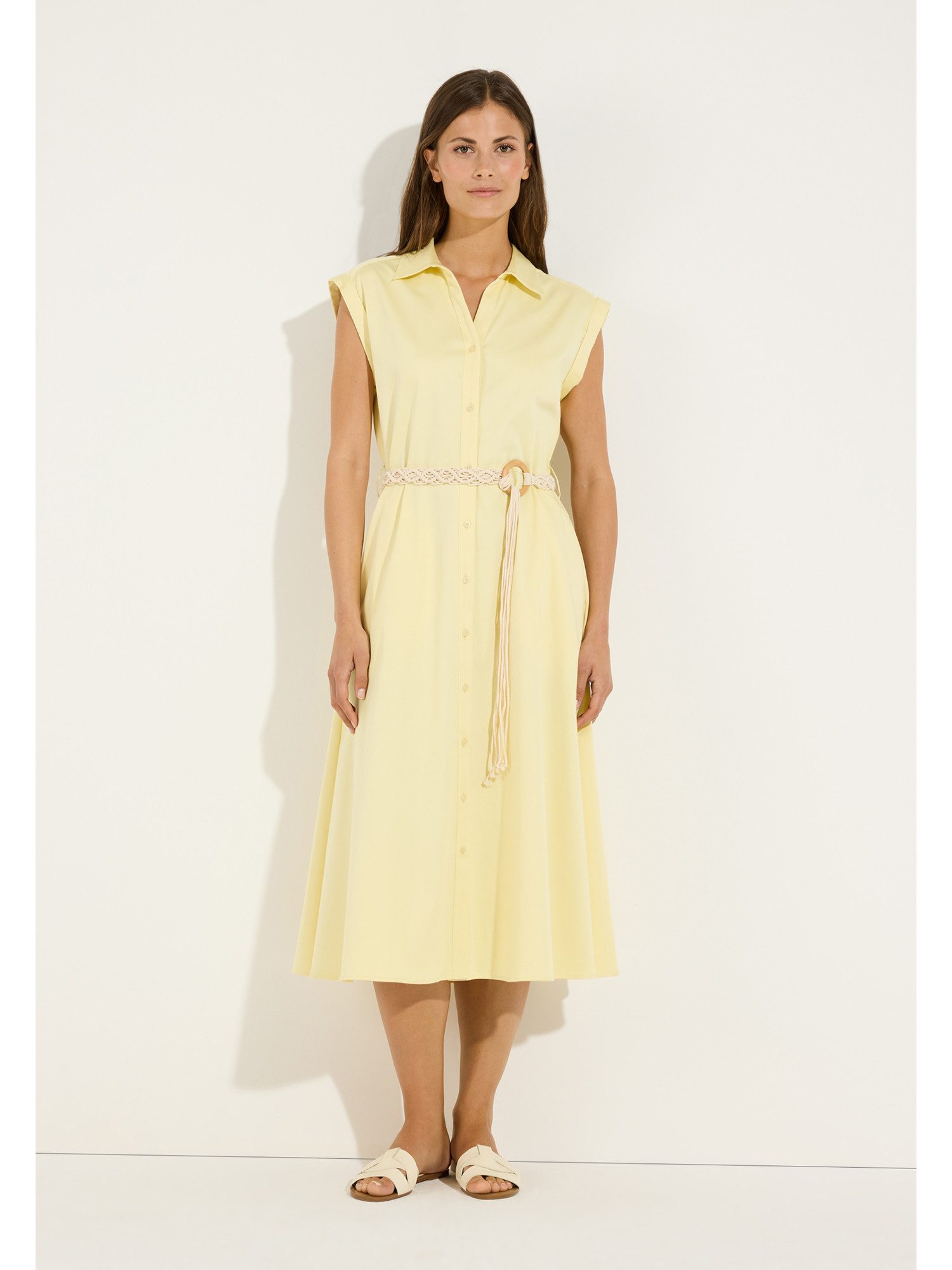 MORE&MORE Blusenkleid klassisches Hembblusenkleid
