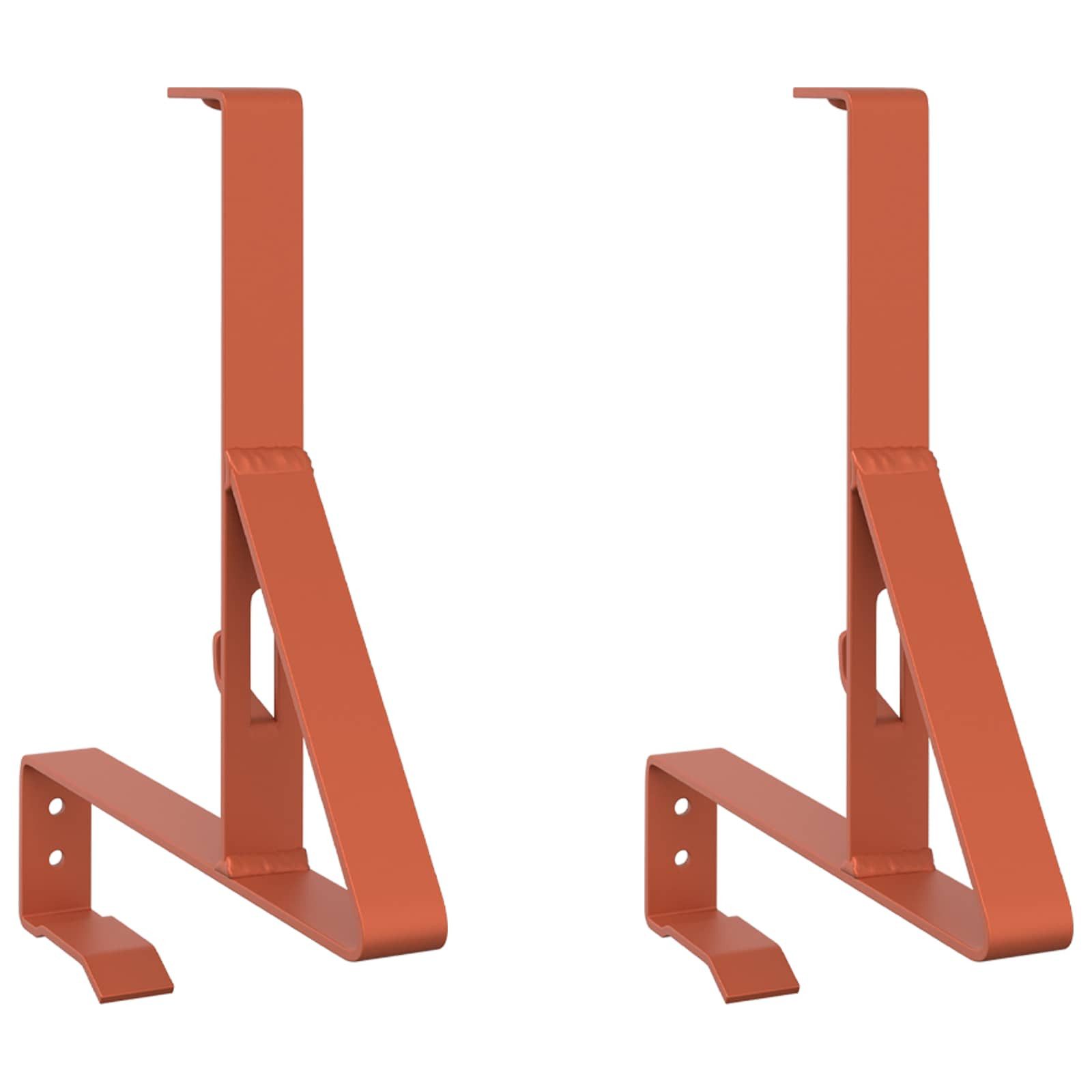 vidaXL Draht Schneewächter Unterstützung 2 pcs Rot 29,5 x 3 x 34,5 cm Stahl, (2St)