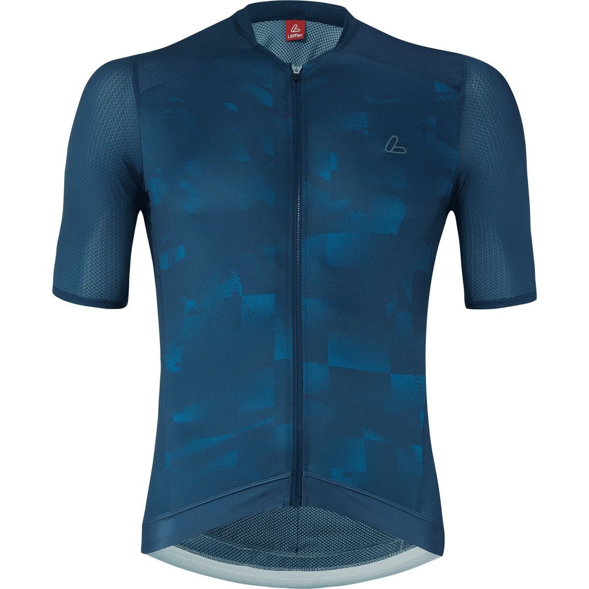 Löffler Radtrikot Men Bike Jersey Full Zip Skys Escape Leichtes, atmungsaktives Radtrikot im Slim Fit mit kühlendem Effekt
