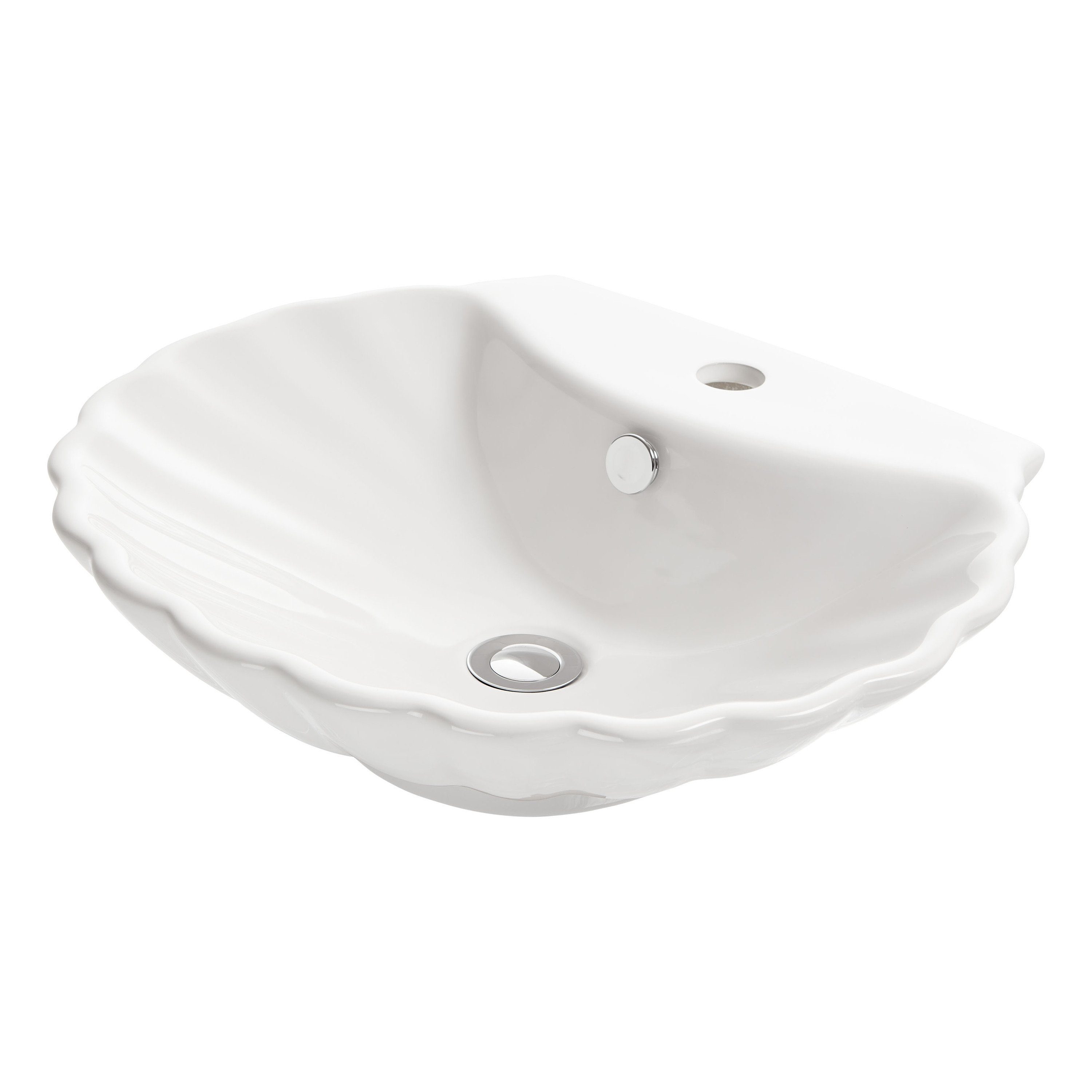 NEG Aufsatzwaschbecken NEG Aufsatz-Waschbecken Uno38A (Muschel-Form/oval) günstig online kaufen