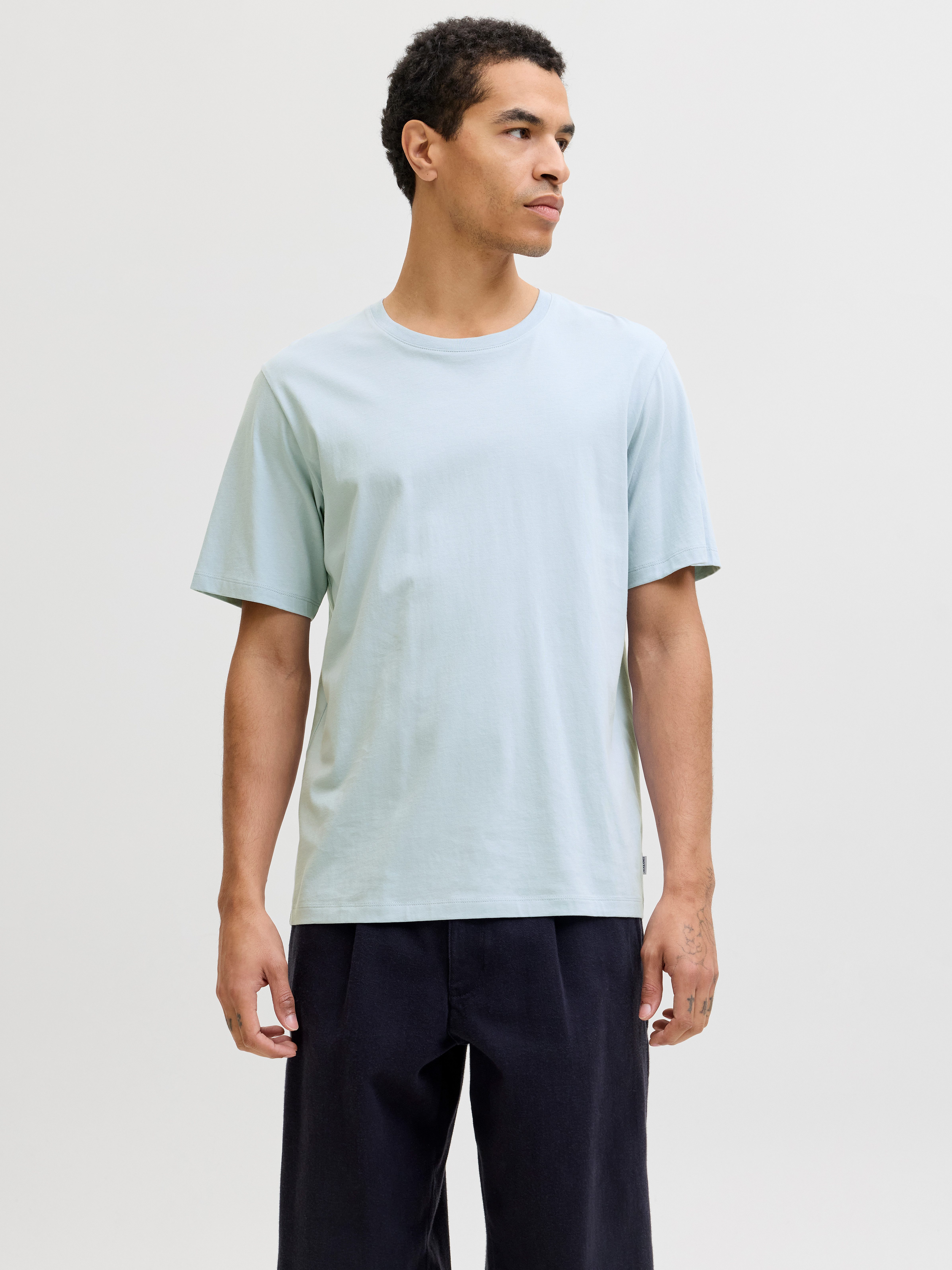 Jack & Jones Rundhalsshirt JJEORGANIC BASIC TEE SS O-NECK NOOS mit Rundhals günstig online kaufen