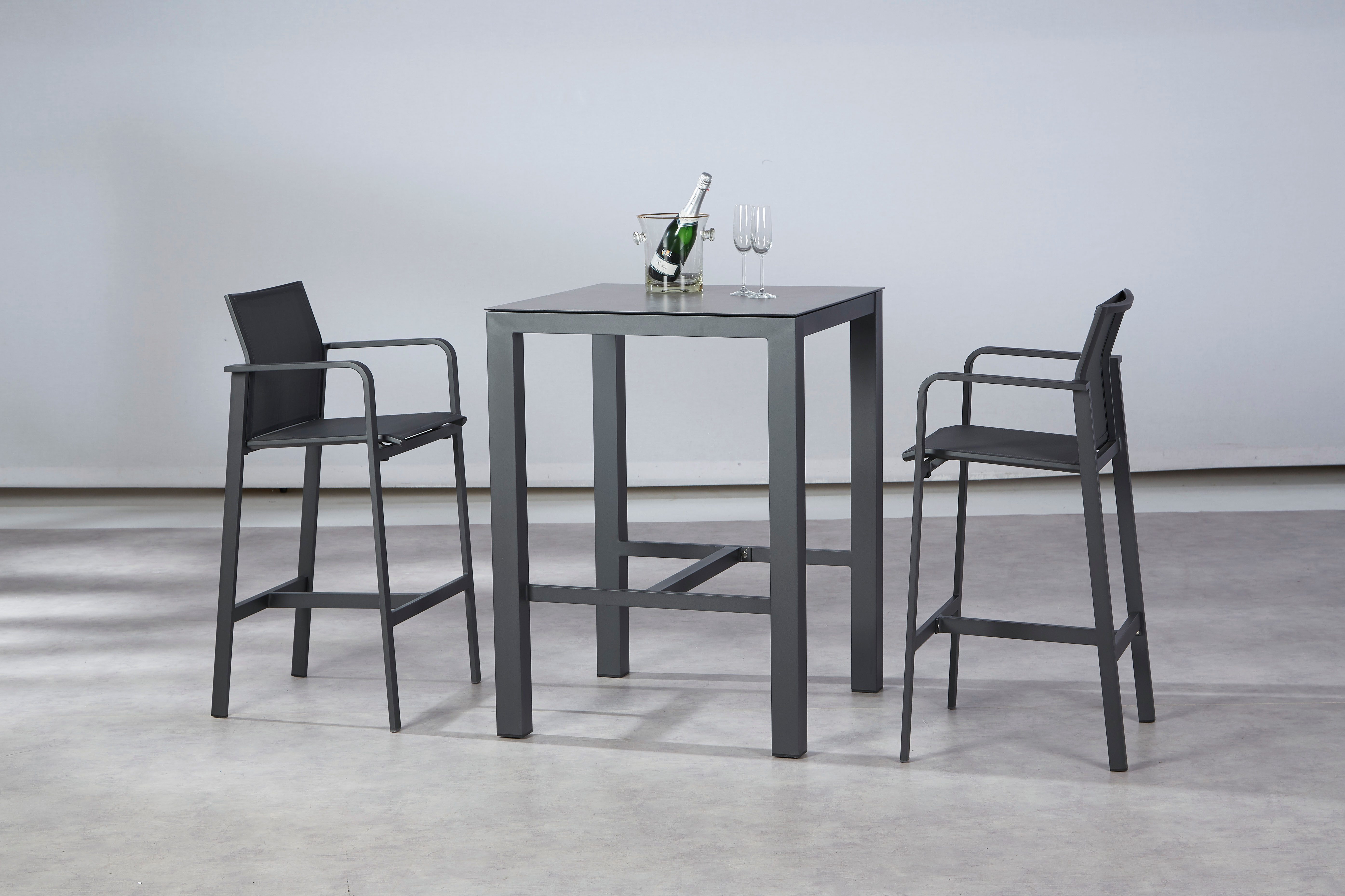 Gartenlounge-Hocker Rhodos