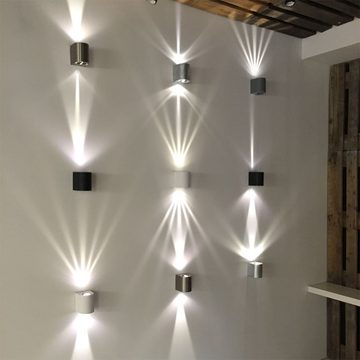 Licht-Trend Wandleuchte Baleno LED-Wandleuchte für Außen und Innen Weiß, Warmweiß