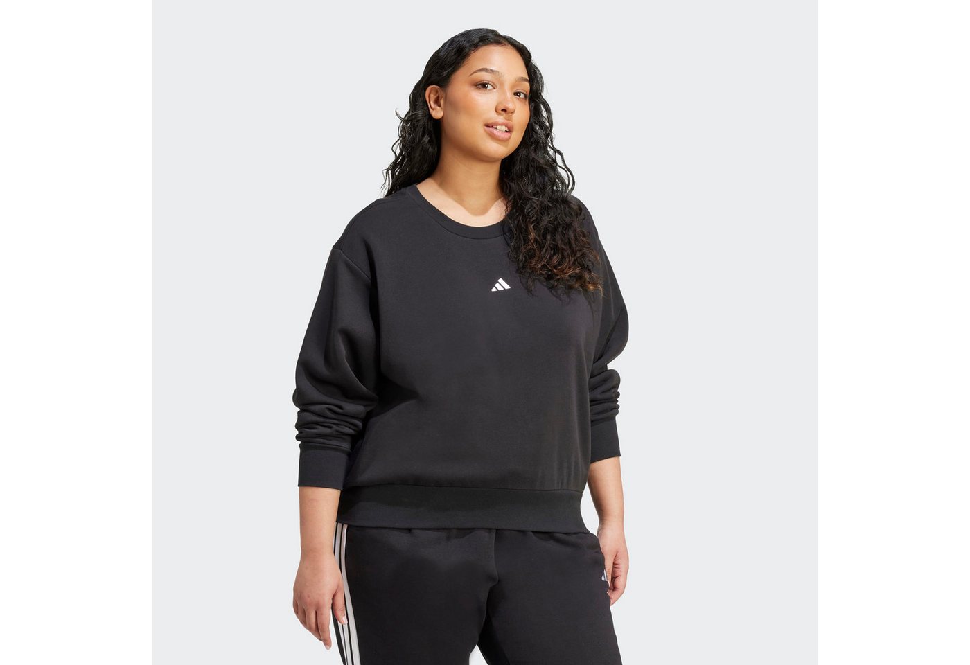 adidas Sportswear Sweatshirt W SL FC SWT INC sportlicher Stil, Rundhalsausschnitt, ohne Verschluss, normale Länge