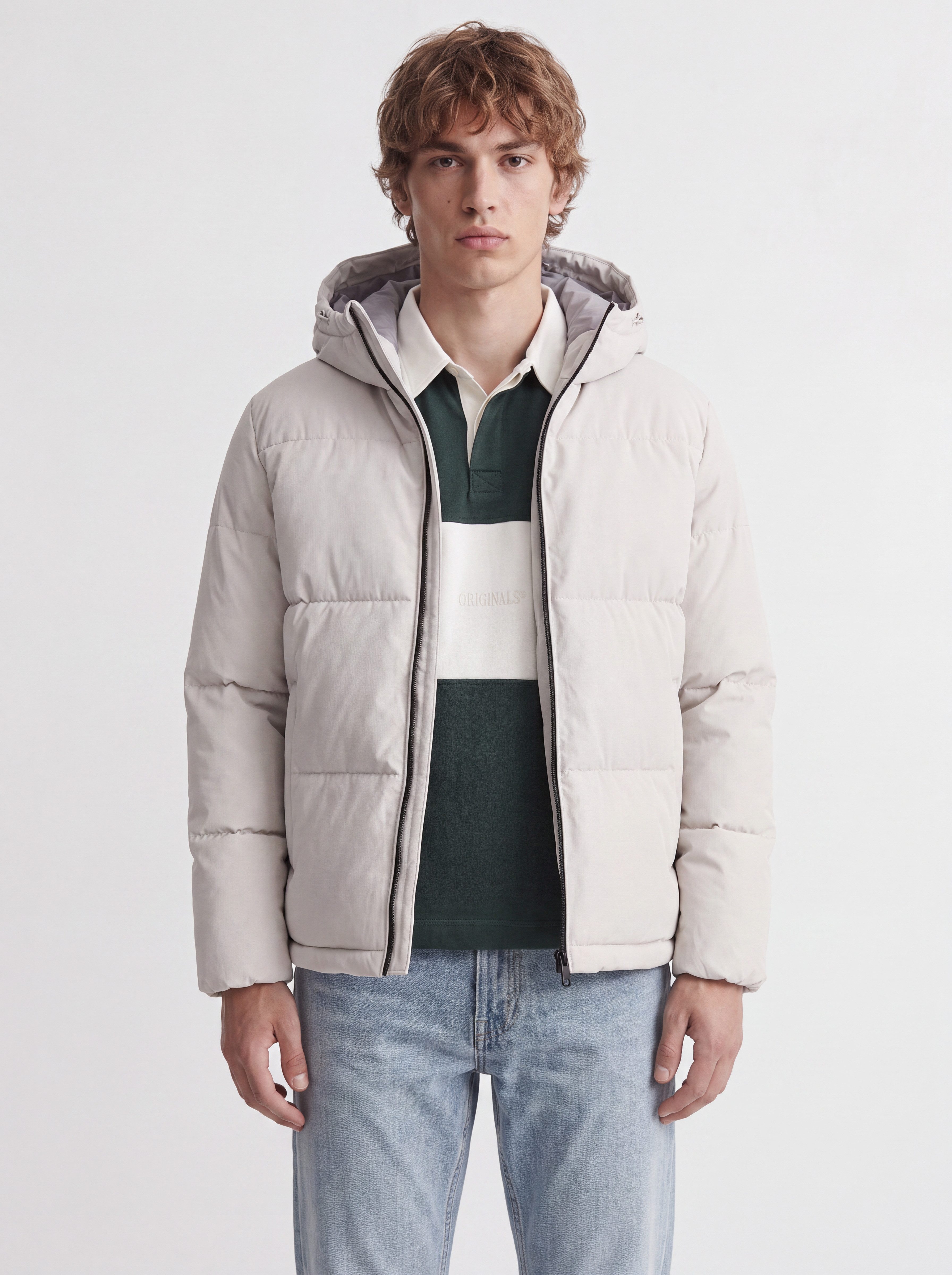 Jack & Jones Steppjacke JJGALAXY PUFFER JACKET Kunstfaser, regular fit
