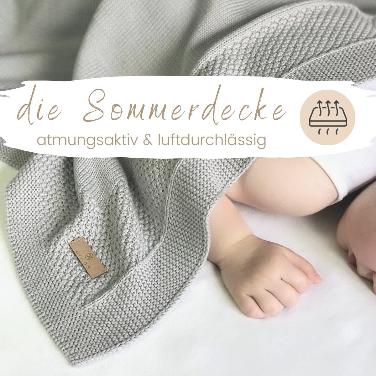 Babydecke DIKOS® Babydecke aus *100%* Bio günstig online kaufen