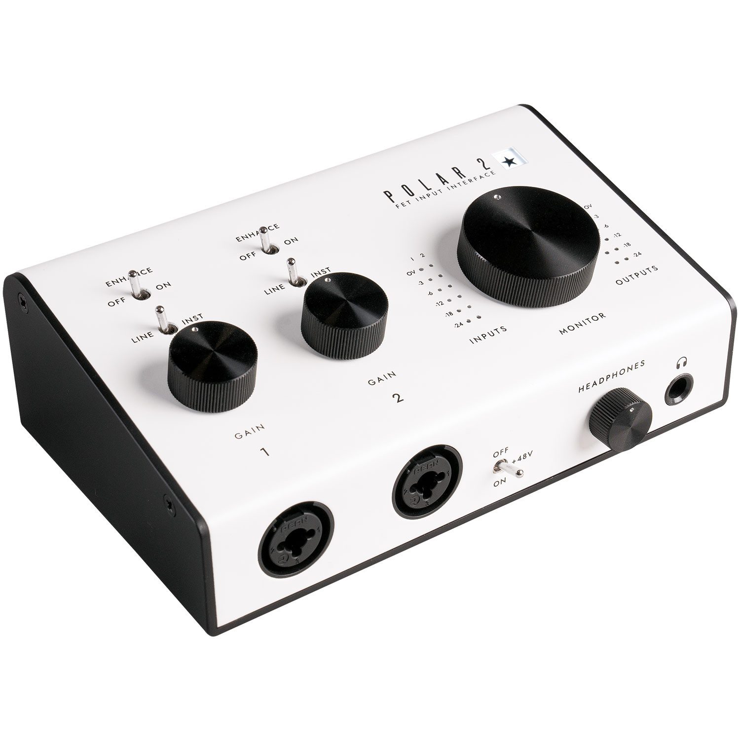 Blackstar Blackstar Audio-Interface Polar 2 Interface mit Kopfhörer Digitales Aufnahmegerät (Vorteils-Set mit Kopfhörer)