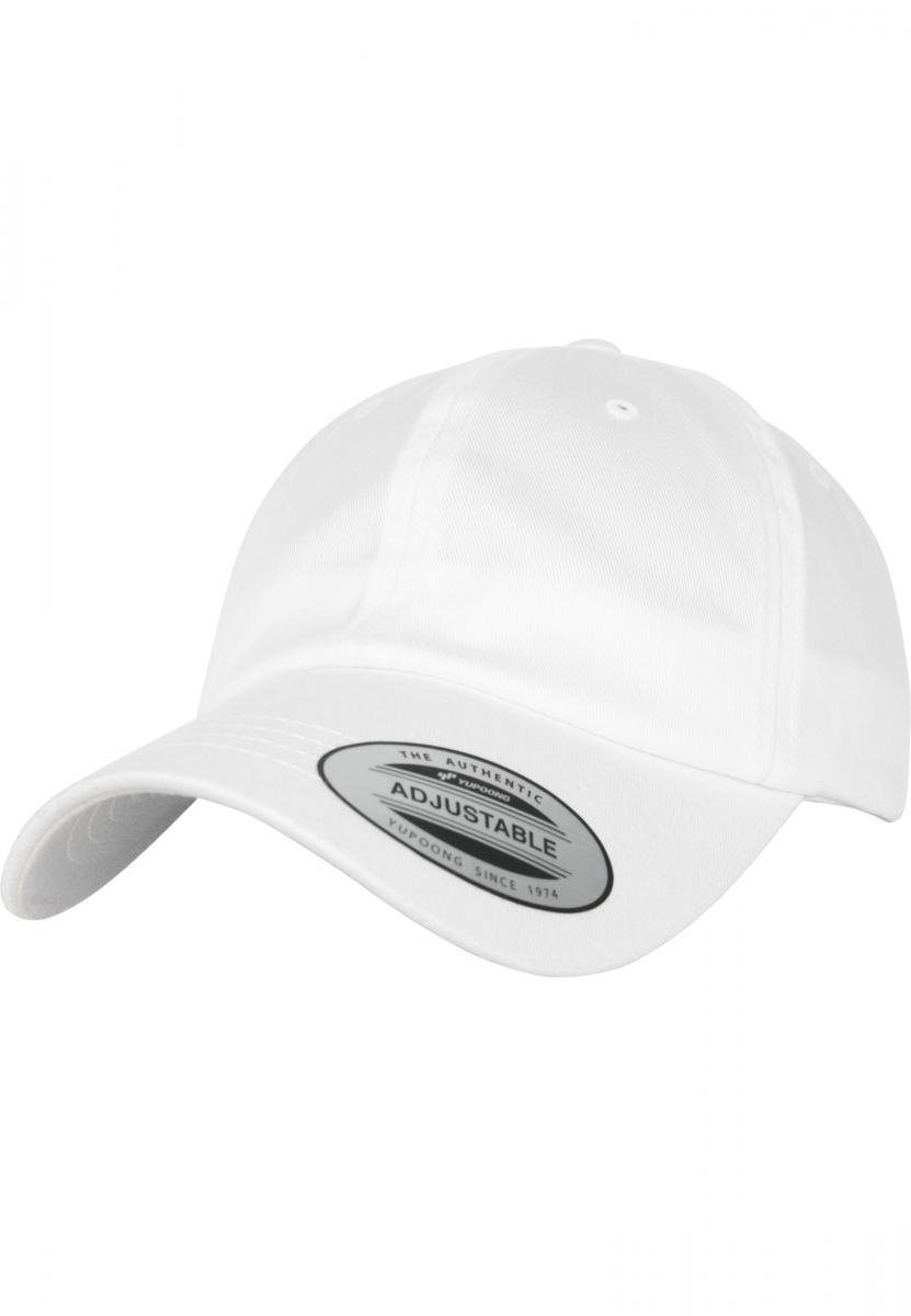 Cotton white Cap Profile Flex Cap Low Accessoires Organic Flexfit