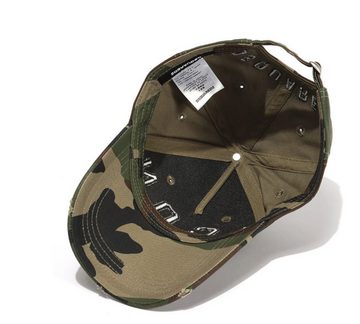 Dsquared2 Baseball Cap DSQUARED2 ICON CAMOUFLAGE LOGO BASEBALLKAPPE HAT BASEBALL CAP EMBROIDE