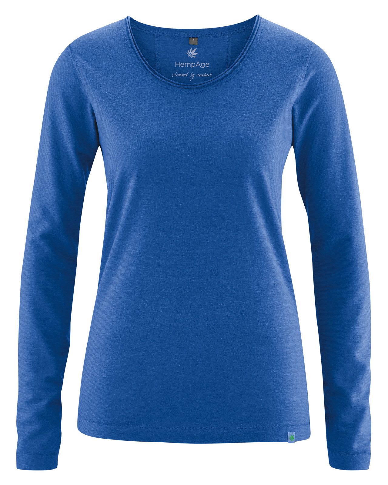 Langarmshirt Luftiges Langarmshirt Damen Hanf/Biobaumwolle Normal Fit