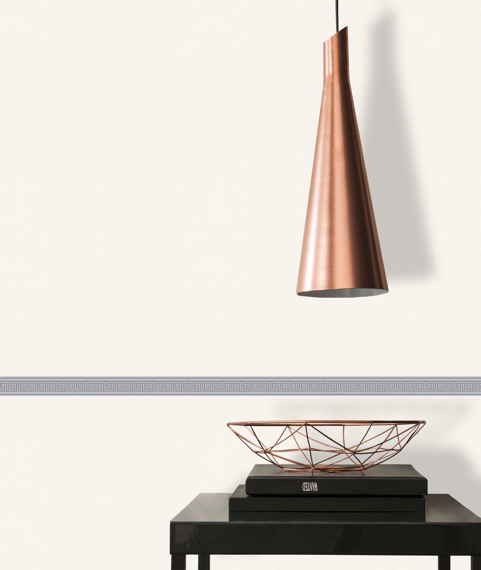 Bricoflor Vlies Geometrische Tapete Schwarz Moderne Tapete Schwarz Tapete günstig online kaufen