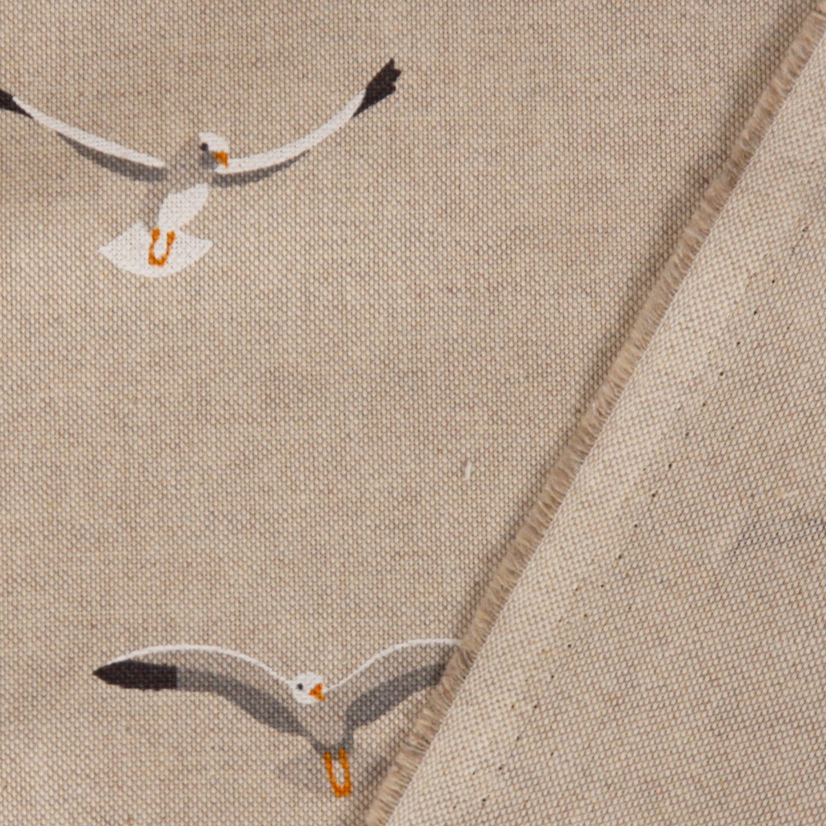 SCHÖNER LEBEN. Tischdecke SCHÖNER LEBEN. Tischdecke Möwen natur verschiedene Größen, handmade
