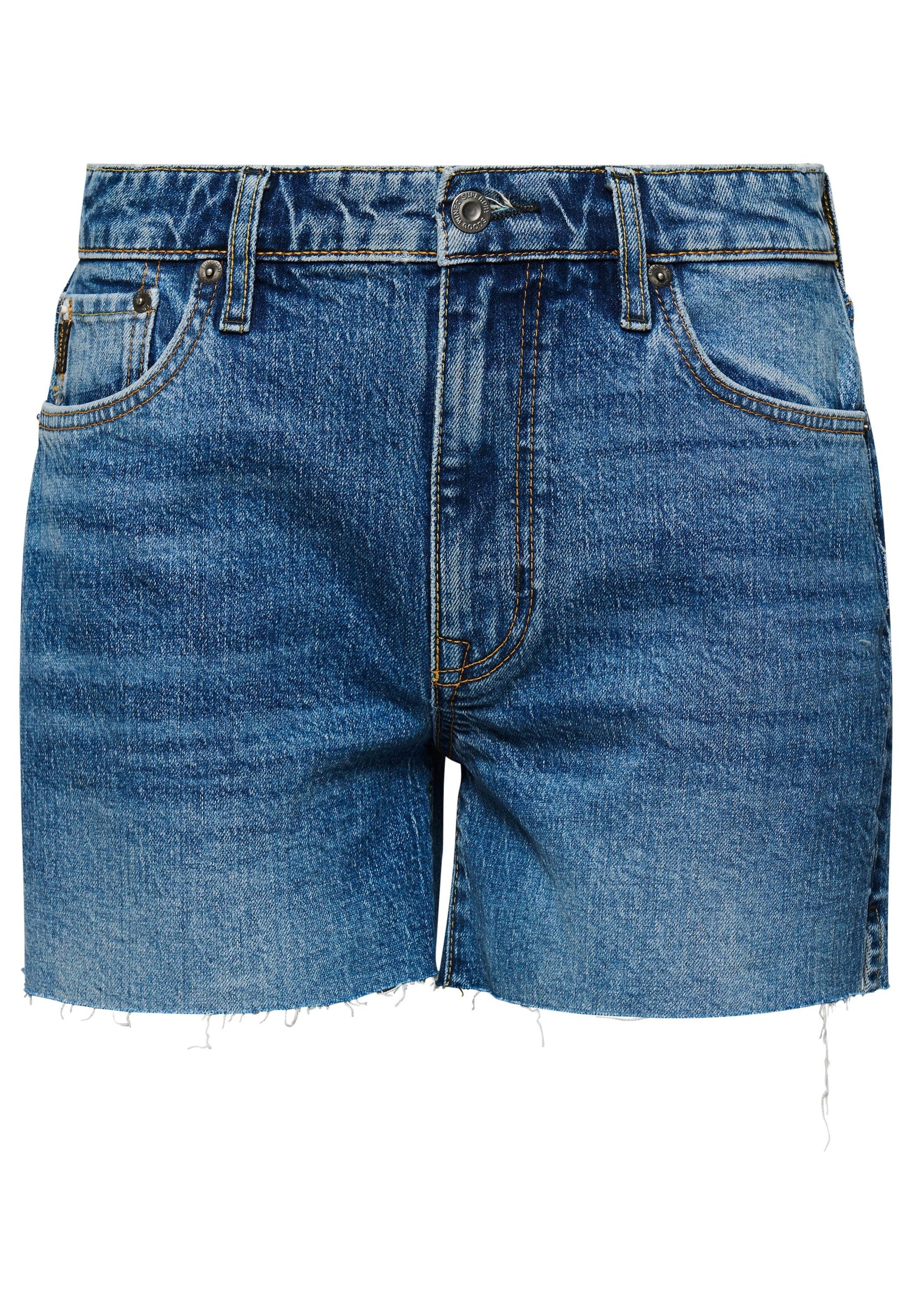Superdry Jeansshorts (1-tlg) Plain/ohne Details