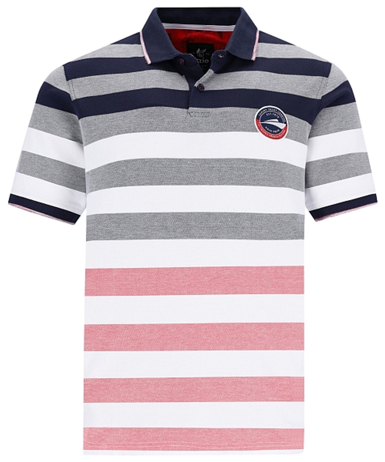 Hajo Poloshirt Herren Shirt mit kurzem Arm (1-tlg) Modisches Design günstig online kaufen