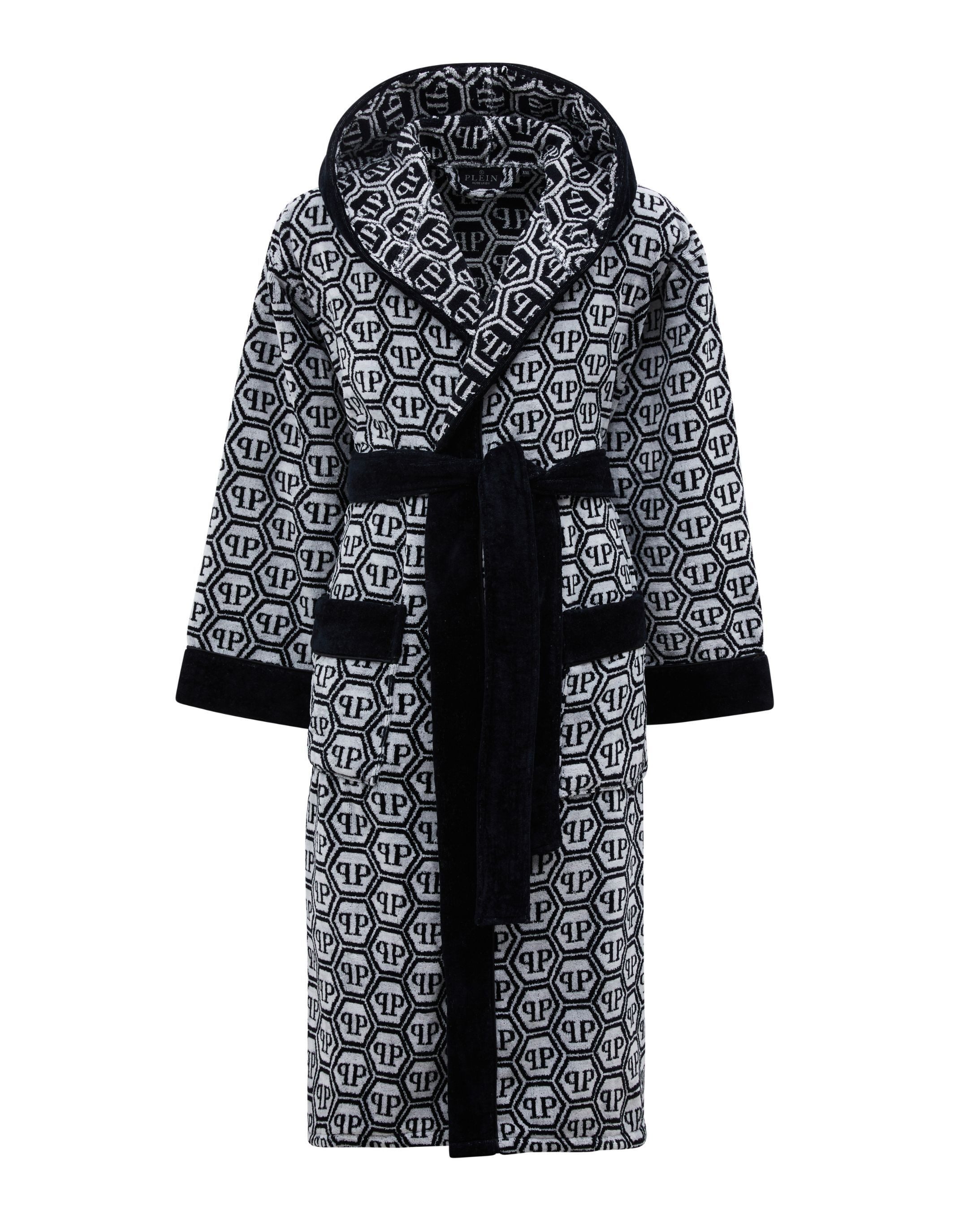PHILIPP PLEIN Bademantel Hooded Bathrobe PP