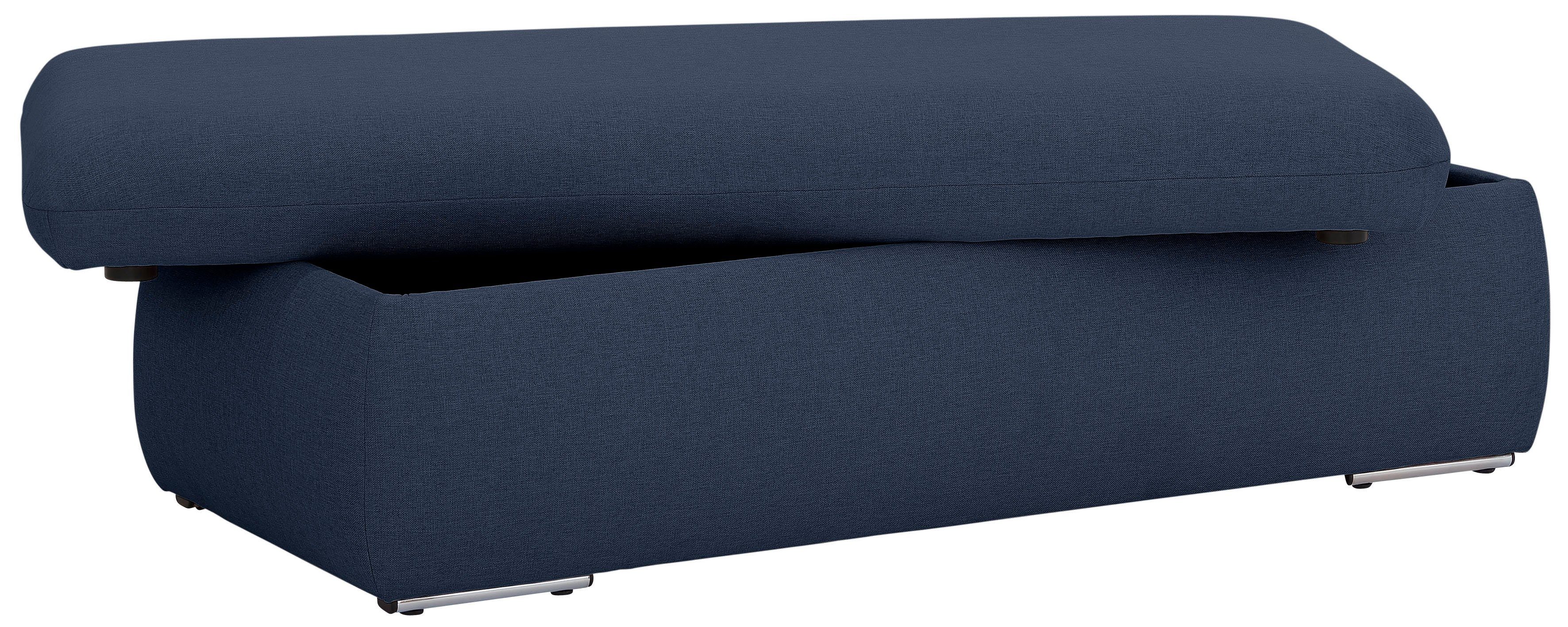 Home affaire Polsterhocker Avesa, Mit großem Staufach, passend zur Serie "Avesa", B/T/H: 136/64/43 cm