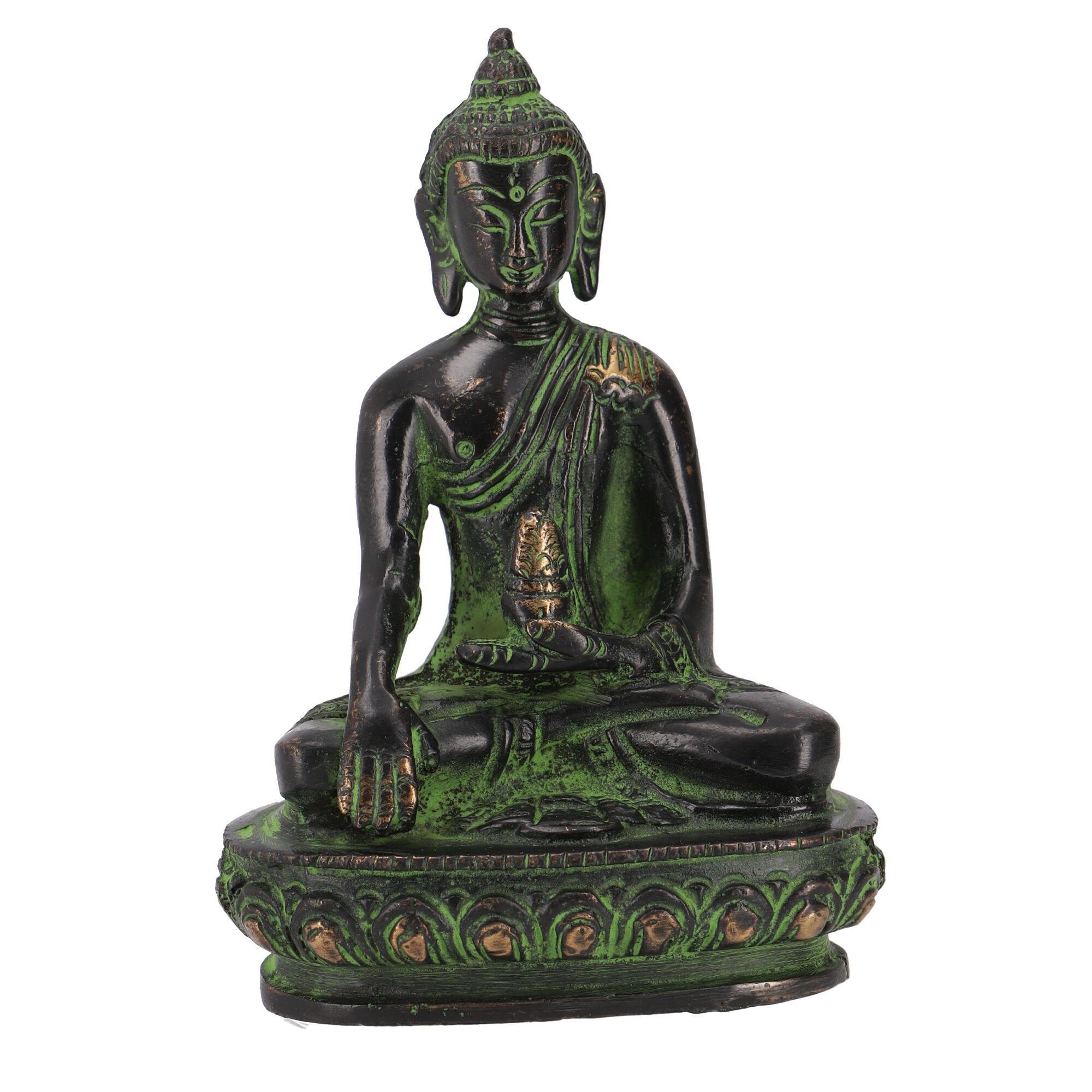 Buddha Buddha Akshobaya 10.. Statue Guru-Shop Buddhafigur Messing aus