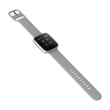 Forever Fitness-Tracker Forever Forevigo 2 Wasserdicht IP67 Smart Watch für Anrdoid iOS Silber