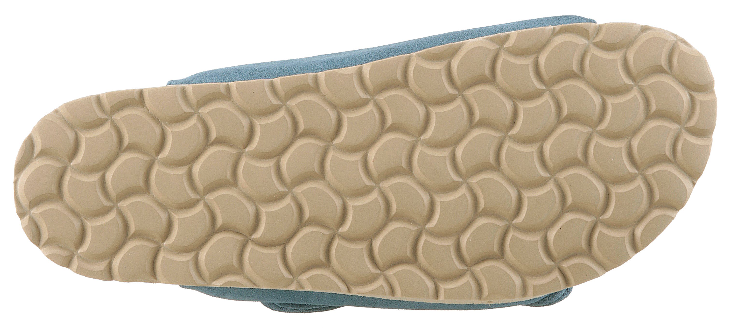 VERBENAS Rain Pantolette, Sommerschuh, Schlappen, Strandschuh, Hausschuh mit Softfußbett