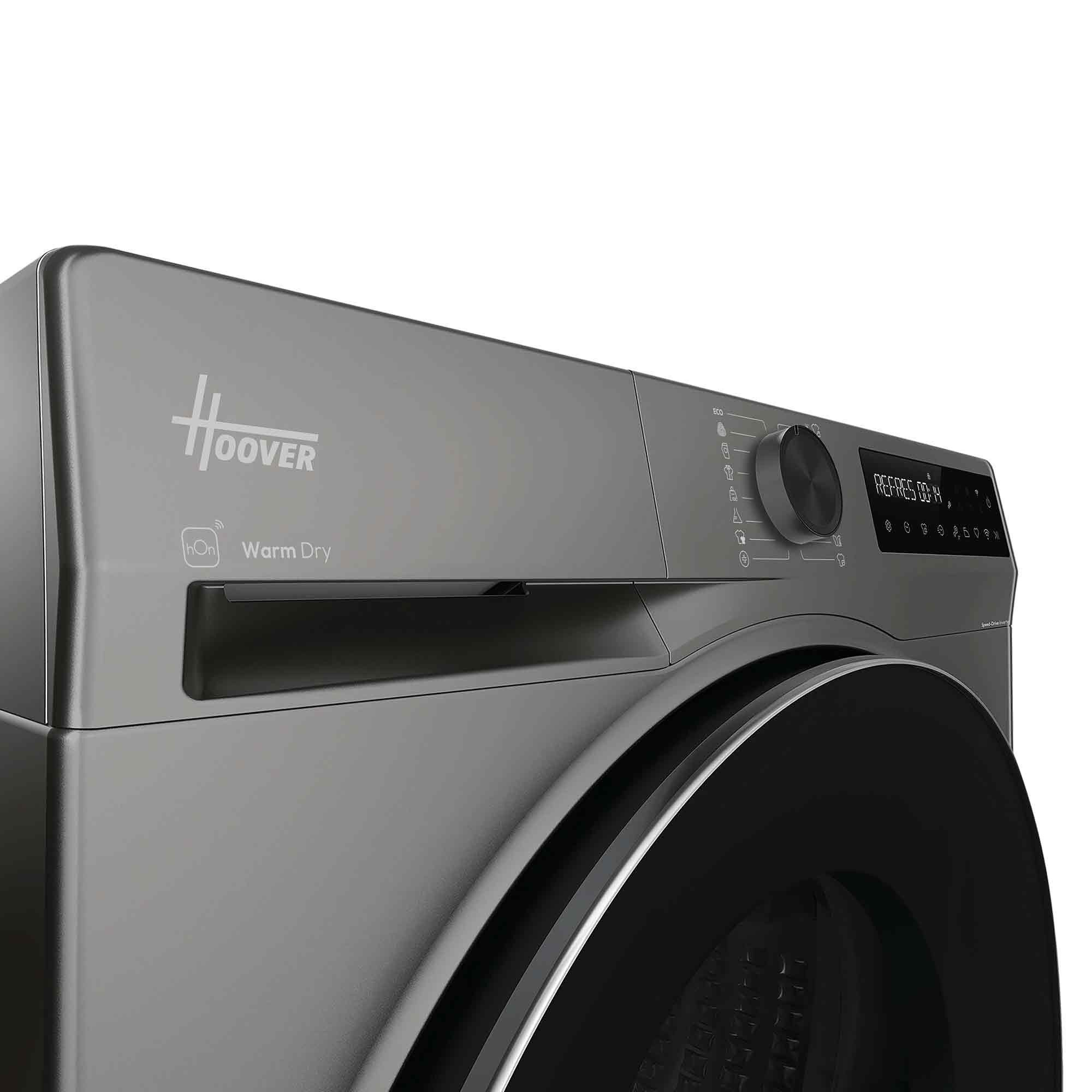 Hoover Wärmepumpentrockner HBP 9N3BGX-S, Smarte Bedienung mit Wi-Fi und Bluetooth – Bild 4 von 4