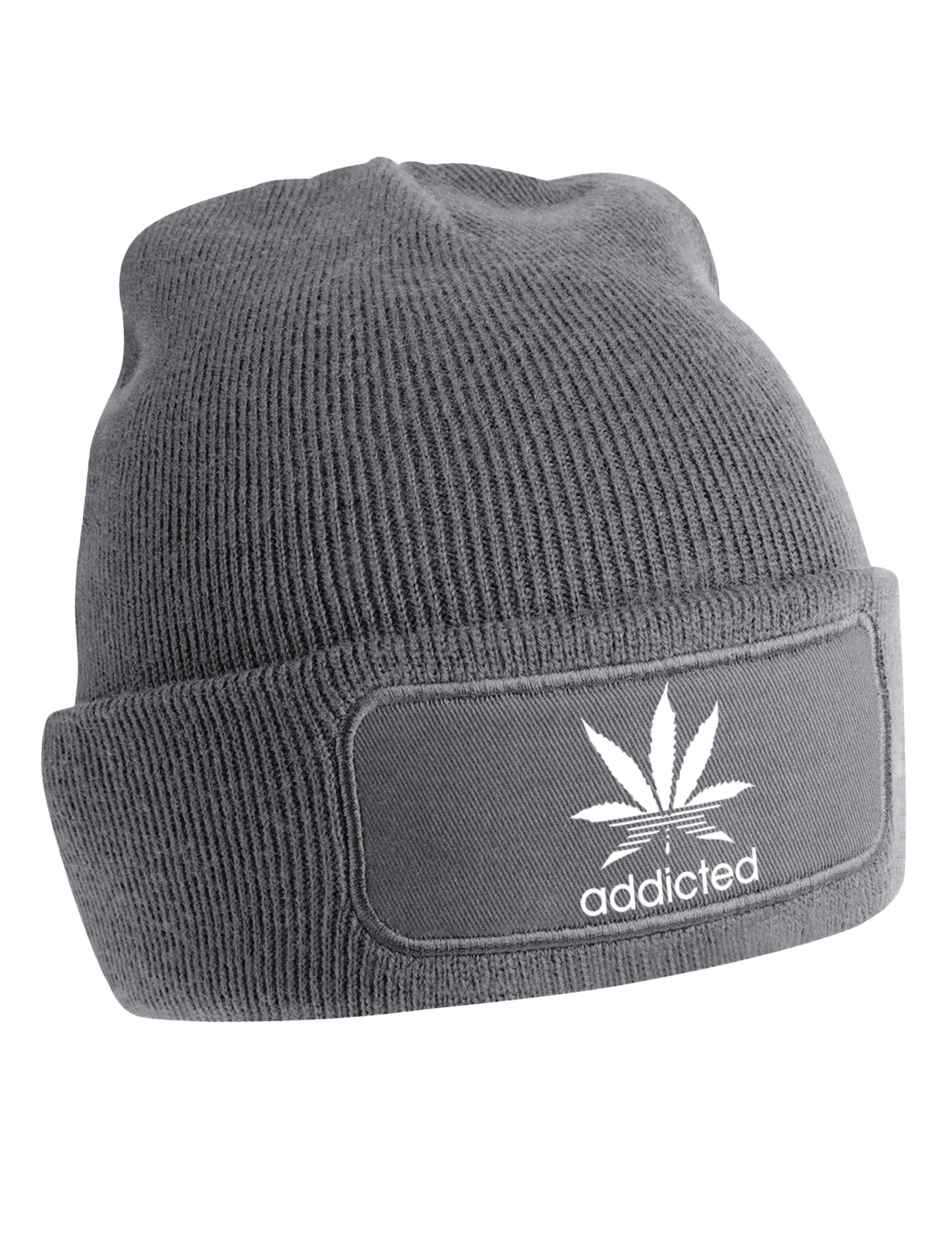 Youth Designz Beanie Addicted unisex Beanie Mütze mit modischem Frontprint günstig online kaufen