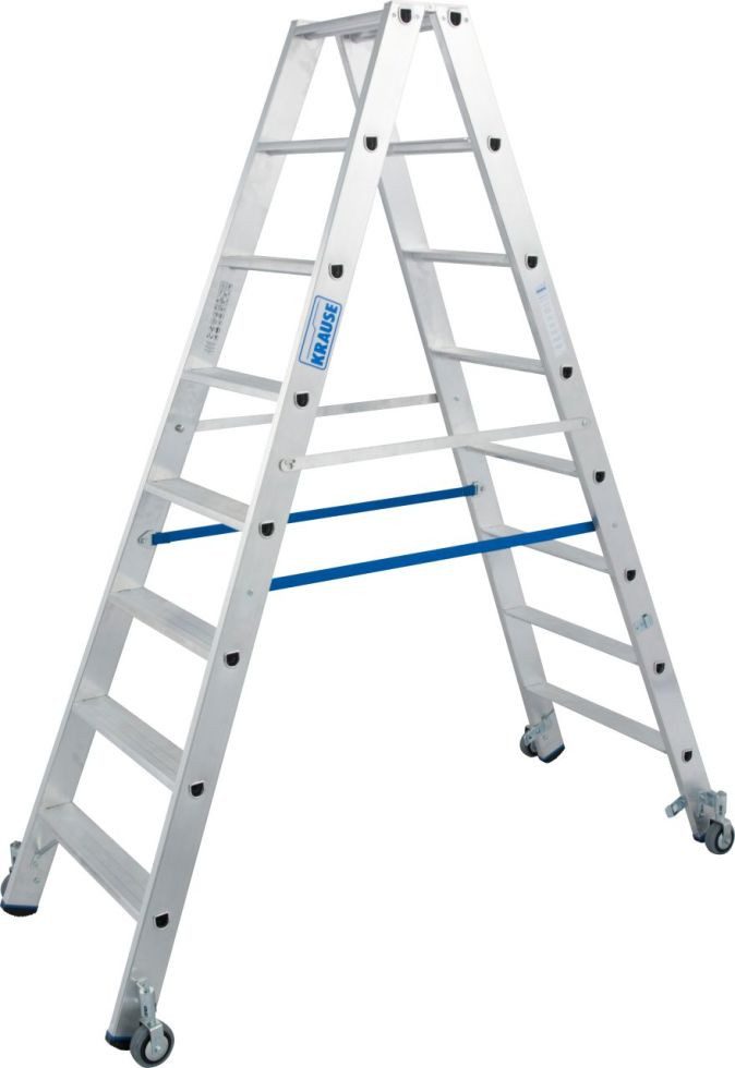 KRAUSE double ladder, Krause aluminum double ladder STABILO mobile, 3.40 m