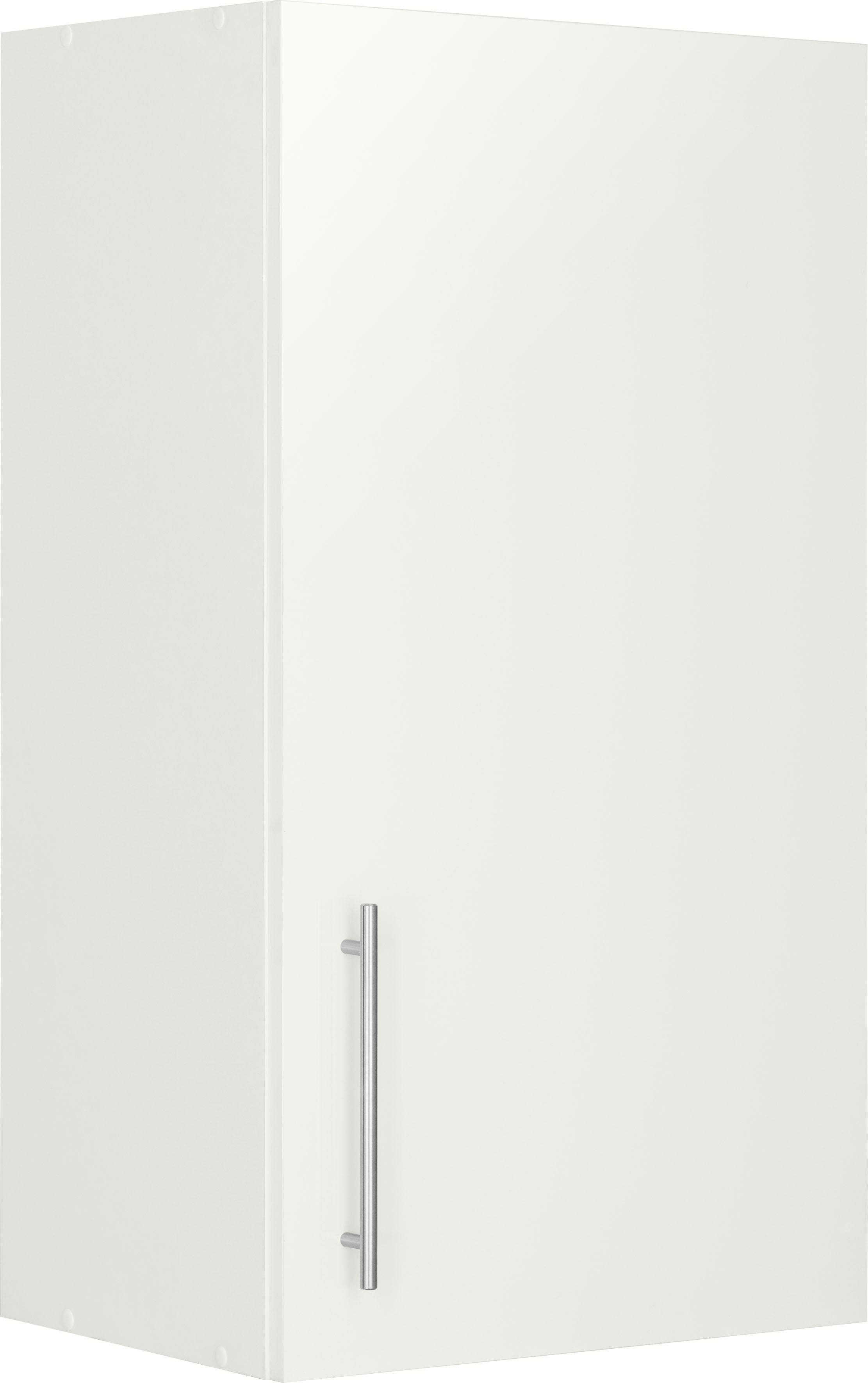 wiho Küchen Hängeschrank Cali 50 cm breit, 90 cm hoch Front: Weiß Glanz, Korpus: weiß | Weiß