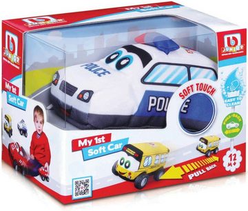 bbJunior Spielzeug-Auto My First Soft Car Polizei Auto (13cm, blau-weiß), Weicher Stoff und einfach zu reinigen