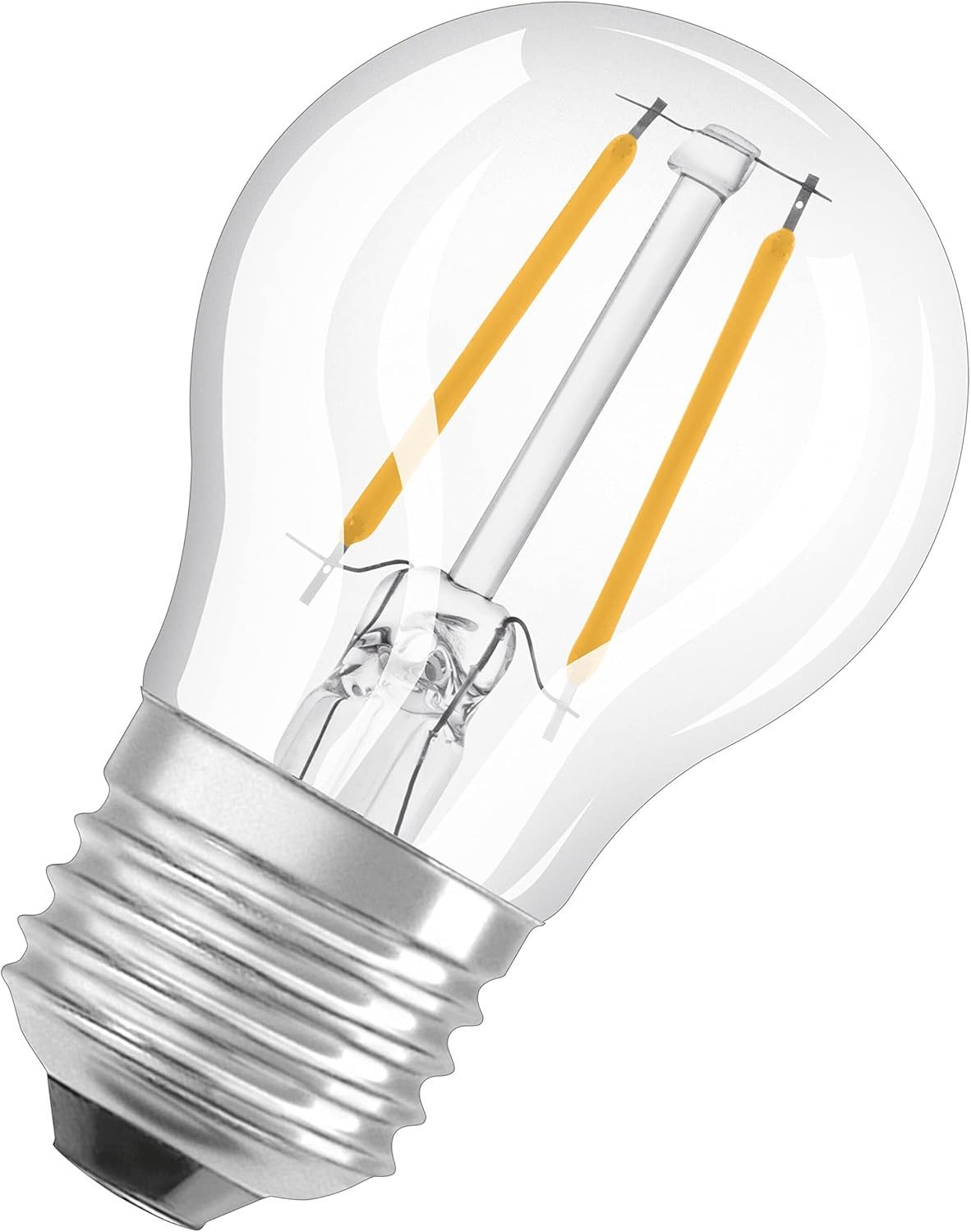 Osram LED-Leuchtmittel OSRAM Filament LED Lampe mit E27 Sockel, Tropfenform, Kaltweiss (4000K, 1 St., OSRAM Filament LED Lampe mit E27 Sockel, Tropfenform, Kaltweiss (4000K