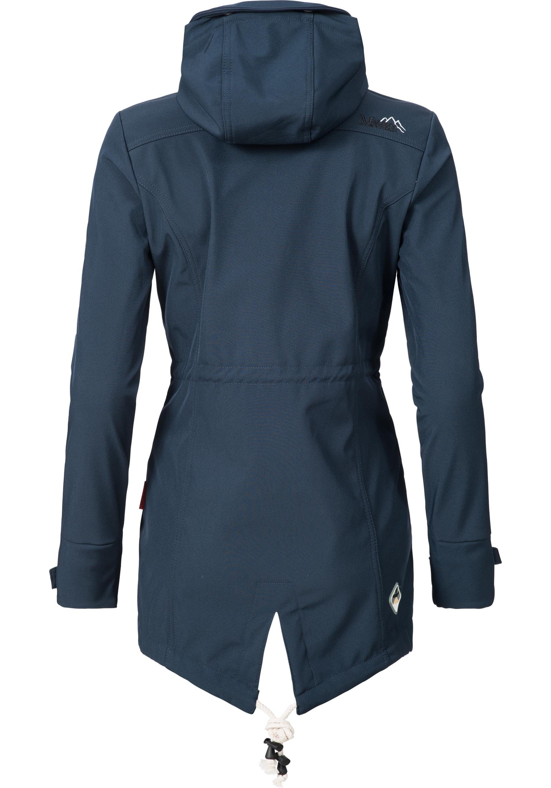 Marikoo Funktionsmantel Zimtzicke Softshell Parka mit Kapuze