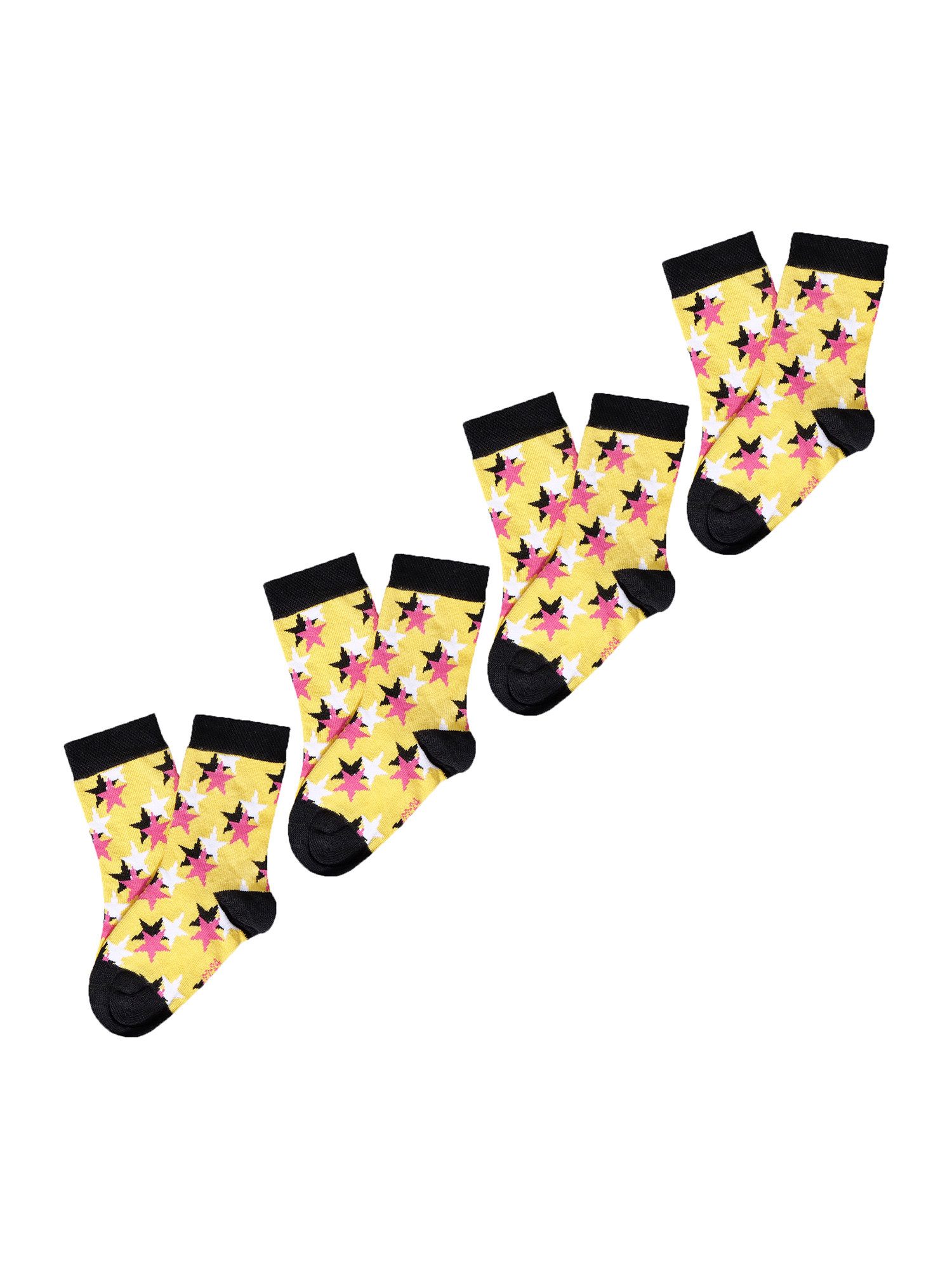 UnaBux Freizeitsocken Prints (4-Paar) Motive Bunt günstig online kaufen