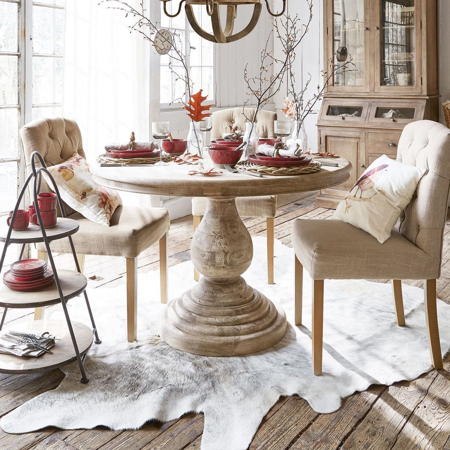 Mirabeau Esstisch Tisch Orlin antikbraun günstig online kaufen