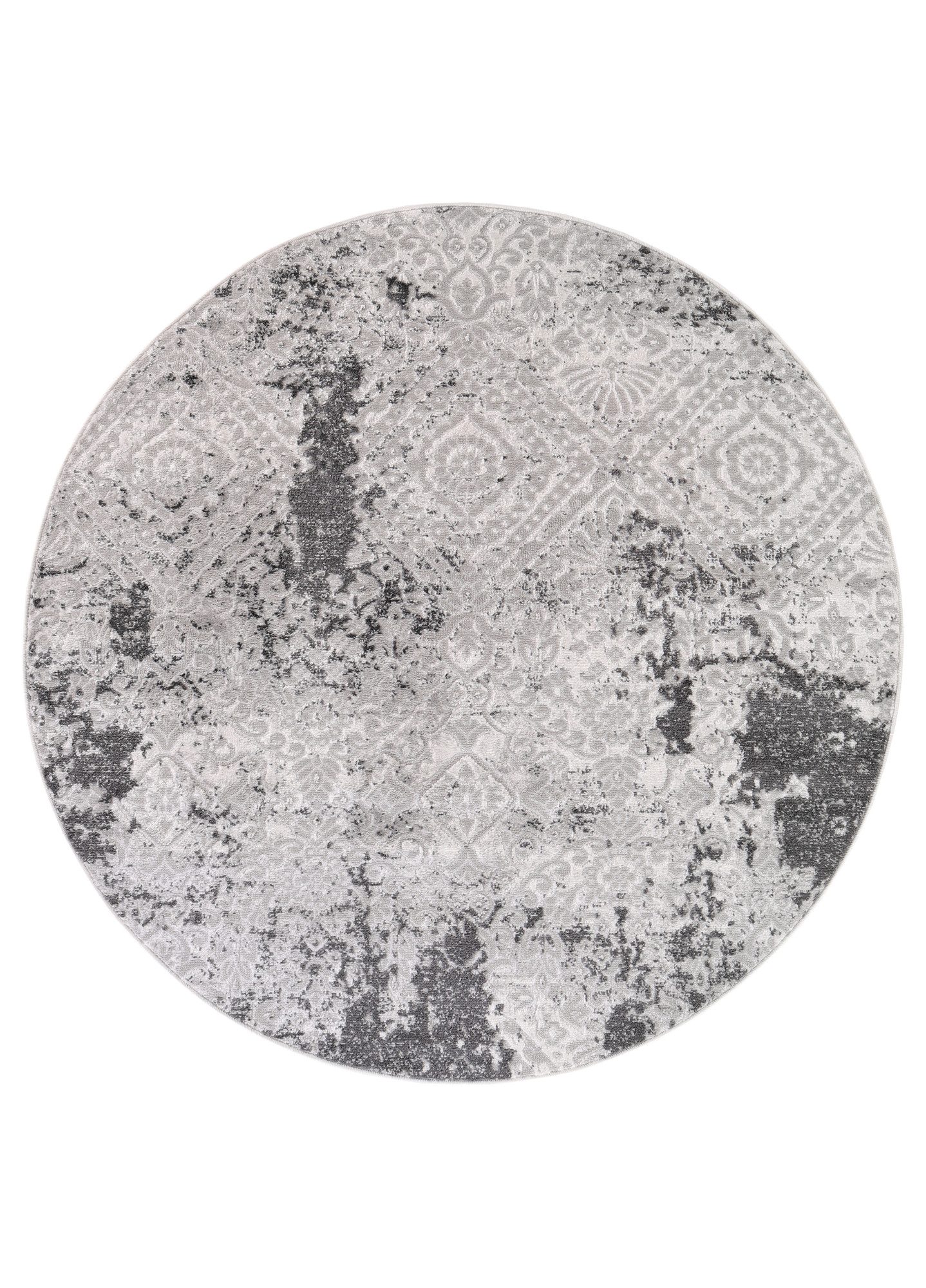 Tapiso Teppich SKY, rund, Höhe: 12 mm, Wohnzimmer, Schlafzimmer, modern Des günstig online kaufen