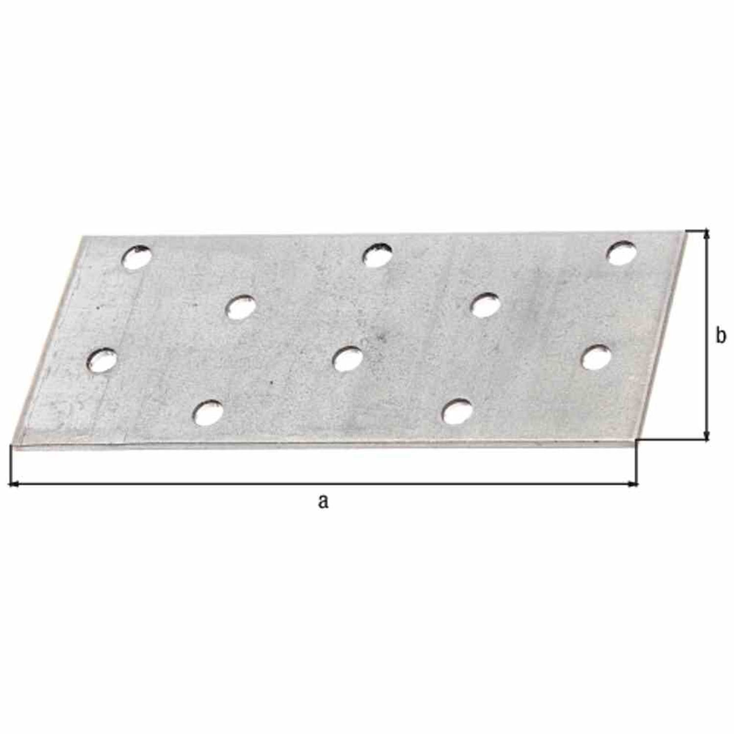 Flachverbinder 100x40x2,0 14545 Kloben Alberts DIN verzinkt EN