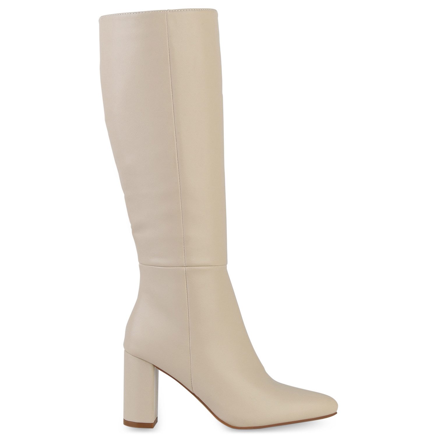 VAN HILL 840612 Stiefel Damen Stiefel Jamie Klassische Trend-Stiefel mit Blockabsatz – Bild 2 von 5