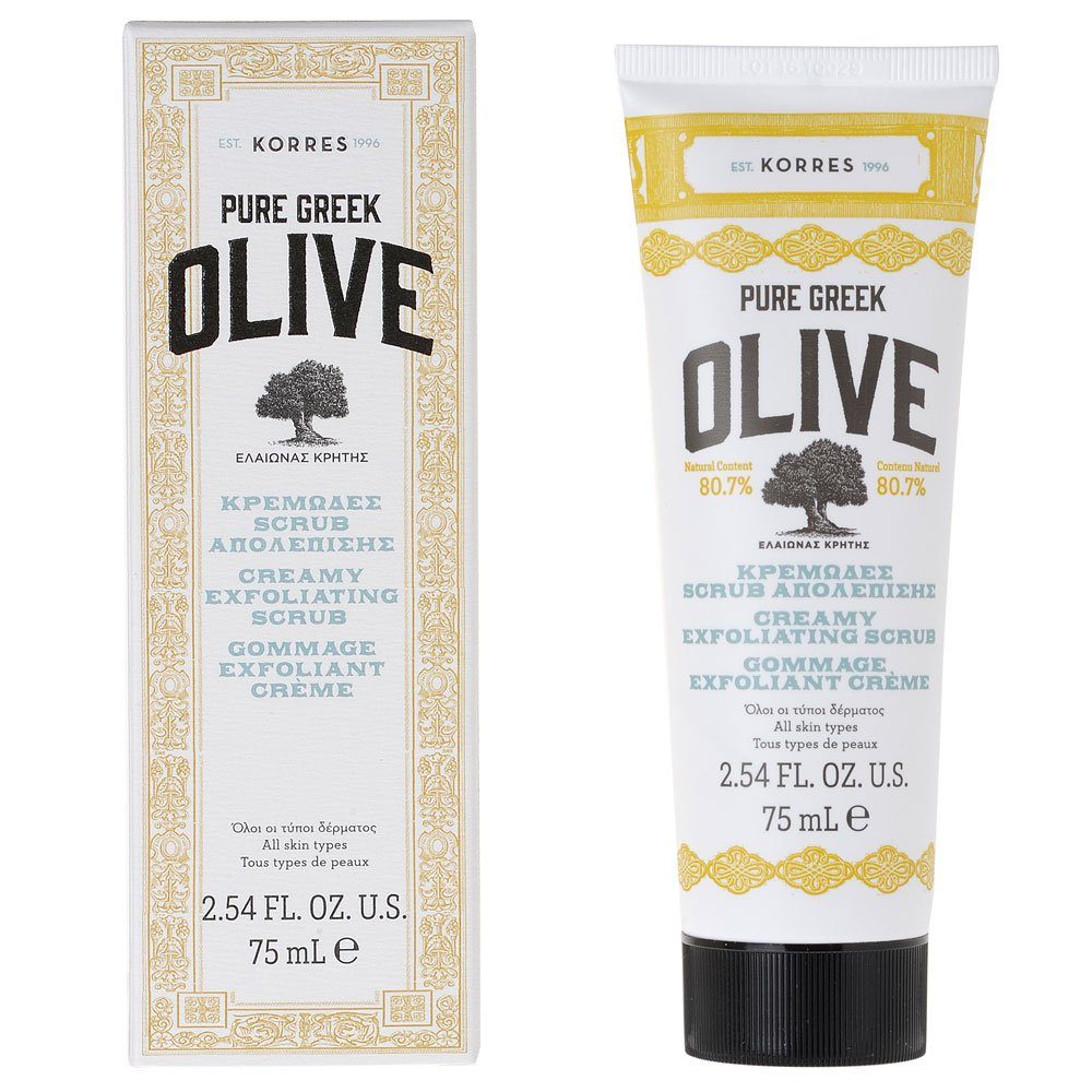 Olive, Korres Gesichtspflege Greek 75 Olivgrün, Pure ml
