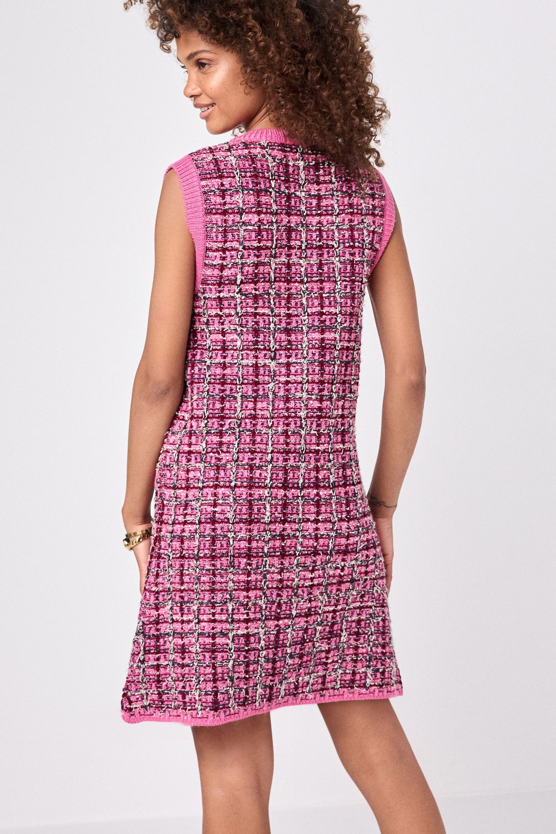 Next Strickkleid Ärmelloses, kurzes A-Linien-Strickkleid (1-tlg) günstig online kaufen