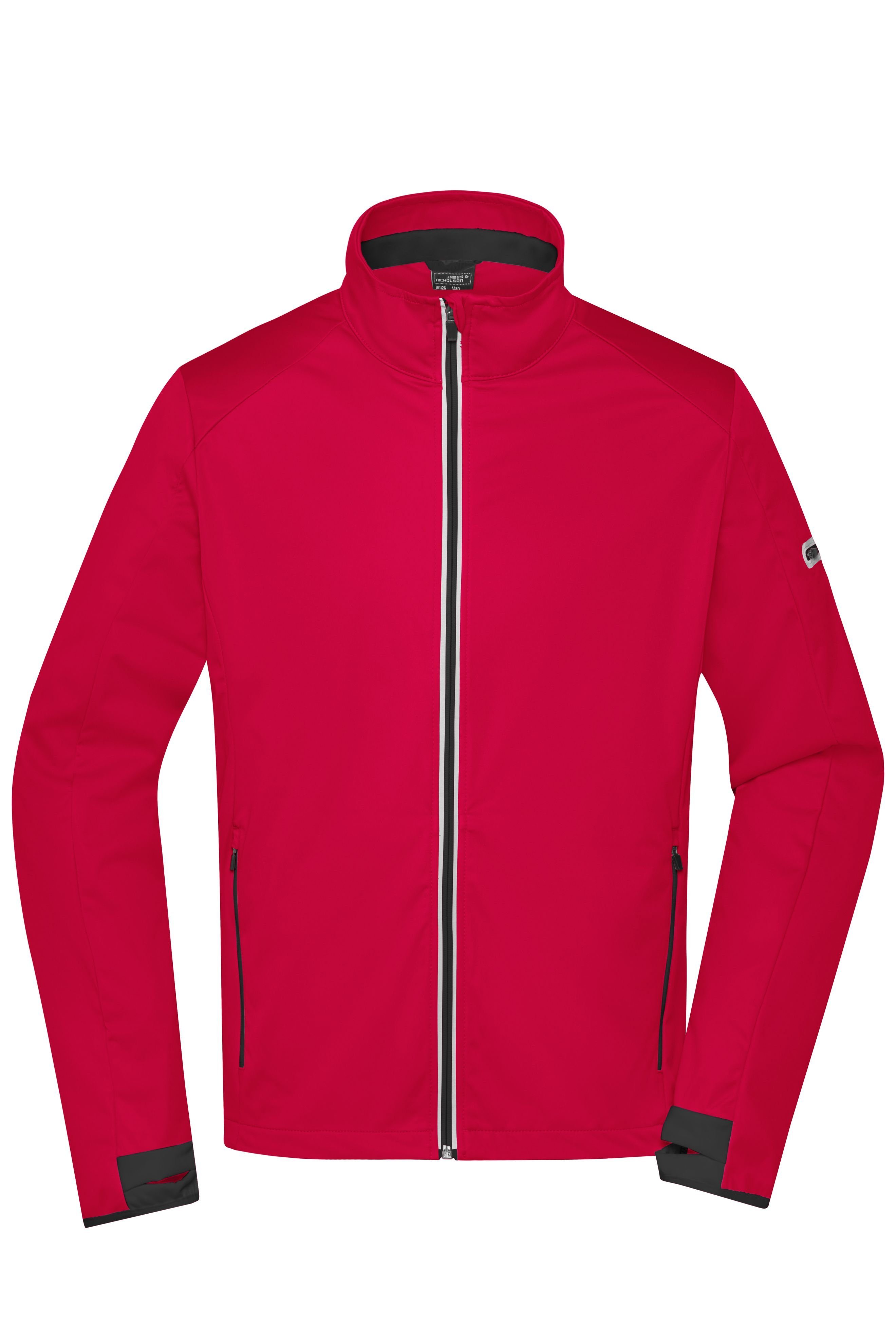 James & Nicholson Softshelljacke Hochfunktionelle Herren Jacke für Outdooraktivitäten JN1126 Wind- und wasserdicht