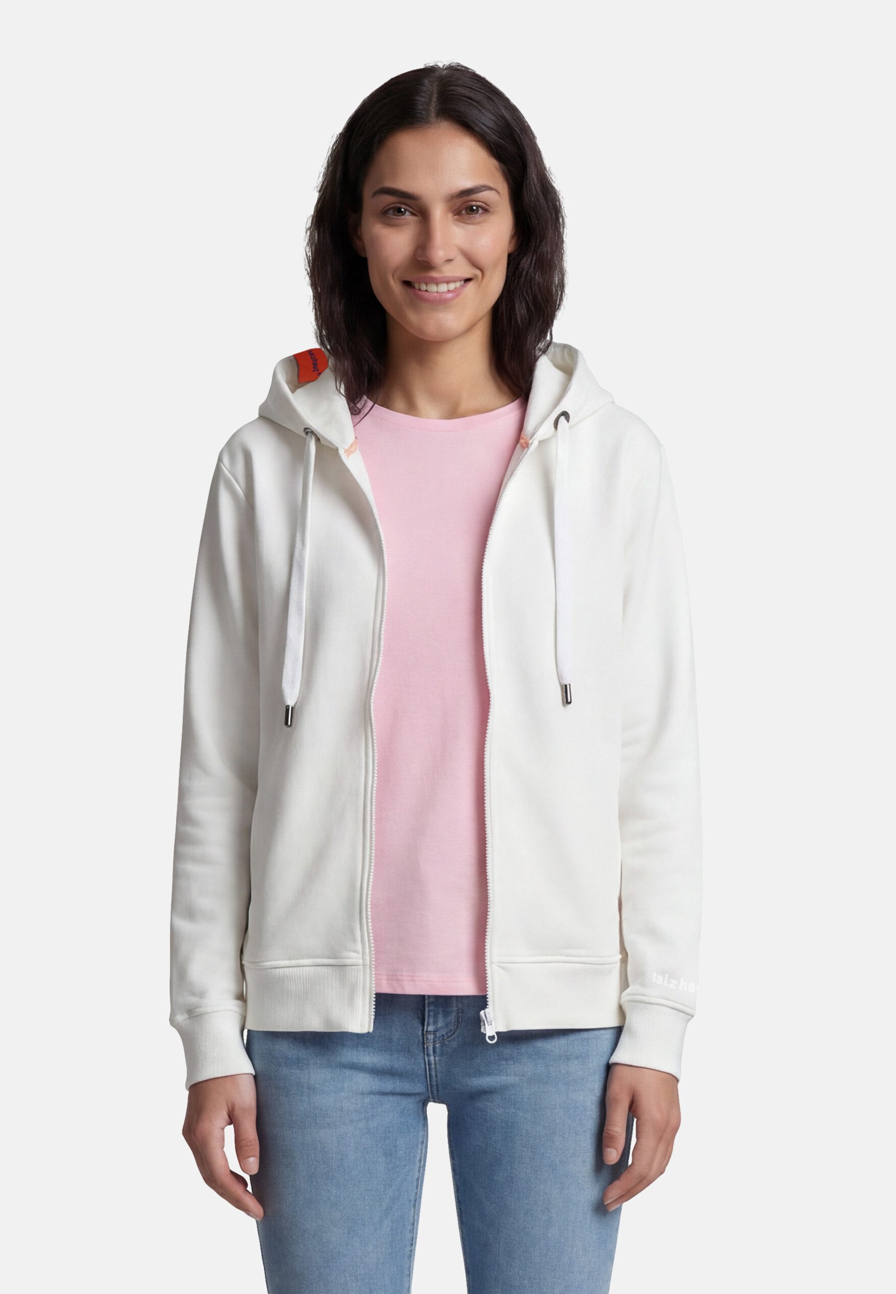 salzhaut Sweatjacke APPELSNUT Damen Relaxed-Fit komfortabler Fit, nordisch klar – entspannter Look mit Haltung