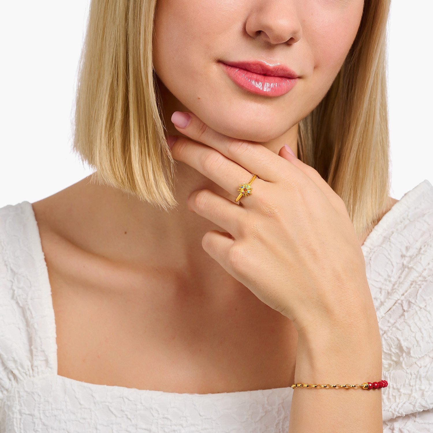 THOMAS SABO Silberring mit Sonne und günstig online kaufen