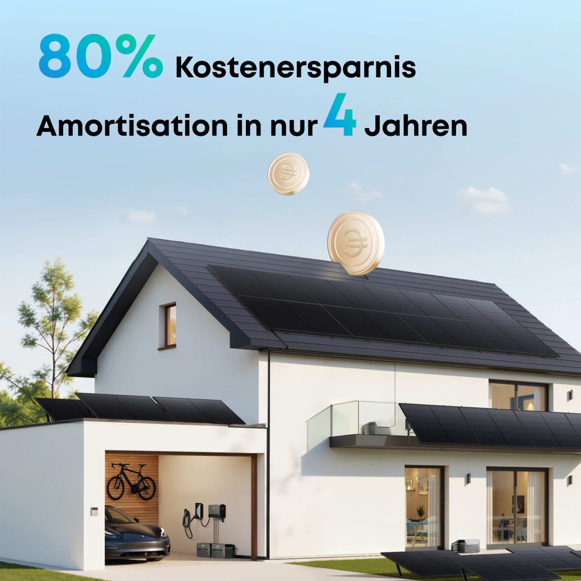 Anker Balkonkraftwerk Anker SOLIX Power Dock (ohne Akku) für AnkerSOLIX Solarbank 4/3/2