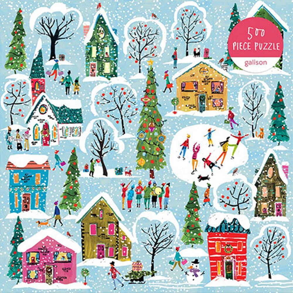 Chronicle Books Puzzle Lustiges Wintertreiben, Puzzleteile