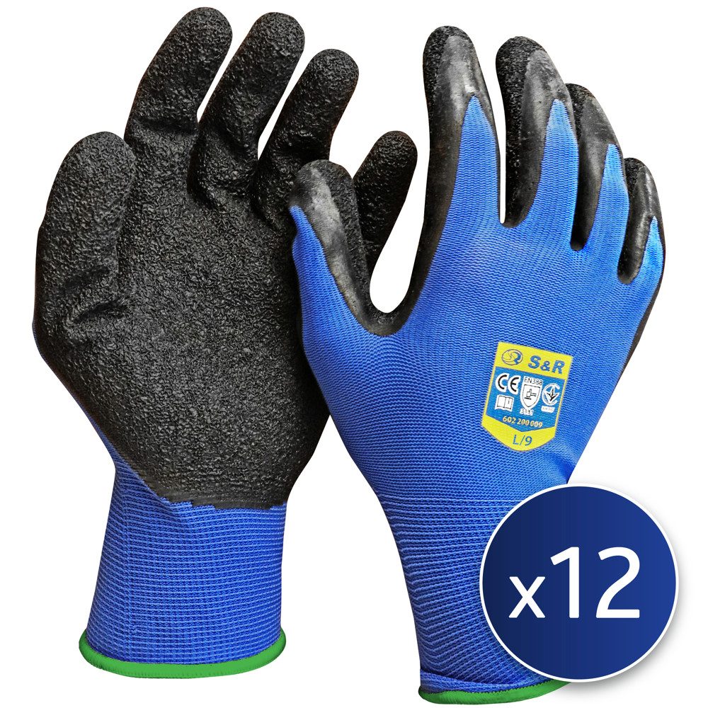 S&R Arbeitshandschuhe Schutzhandschuhe, 12 Paar aus günstig online kaufen