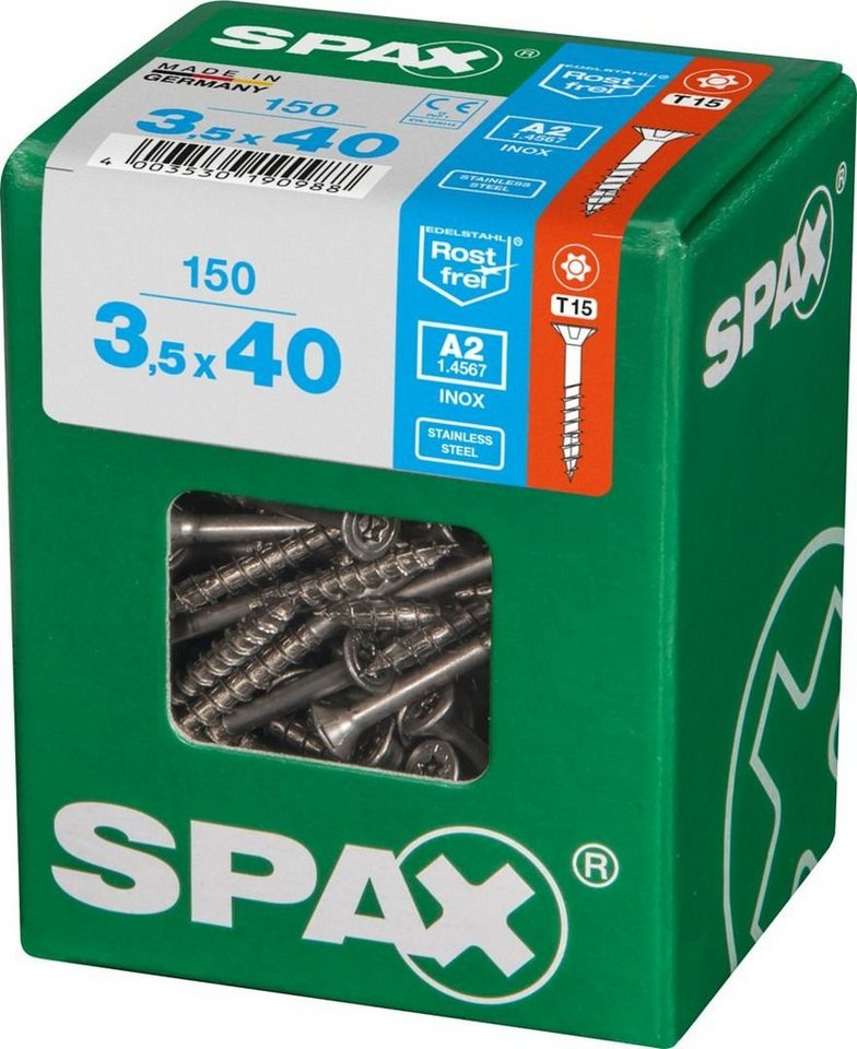Thumbnail - SPAX Holzbauschraube Spax Universalschrauben 3.5 x 40 mm TX 15 - 150