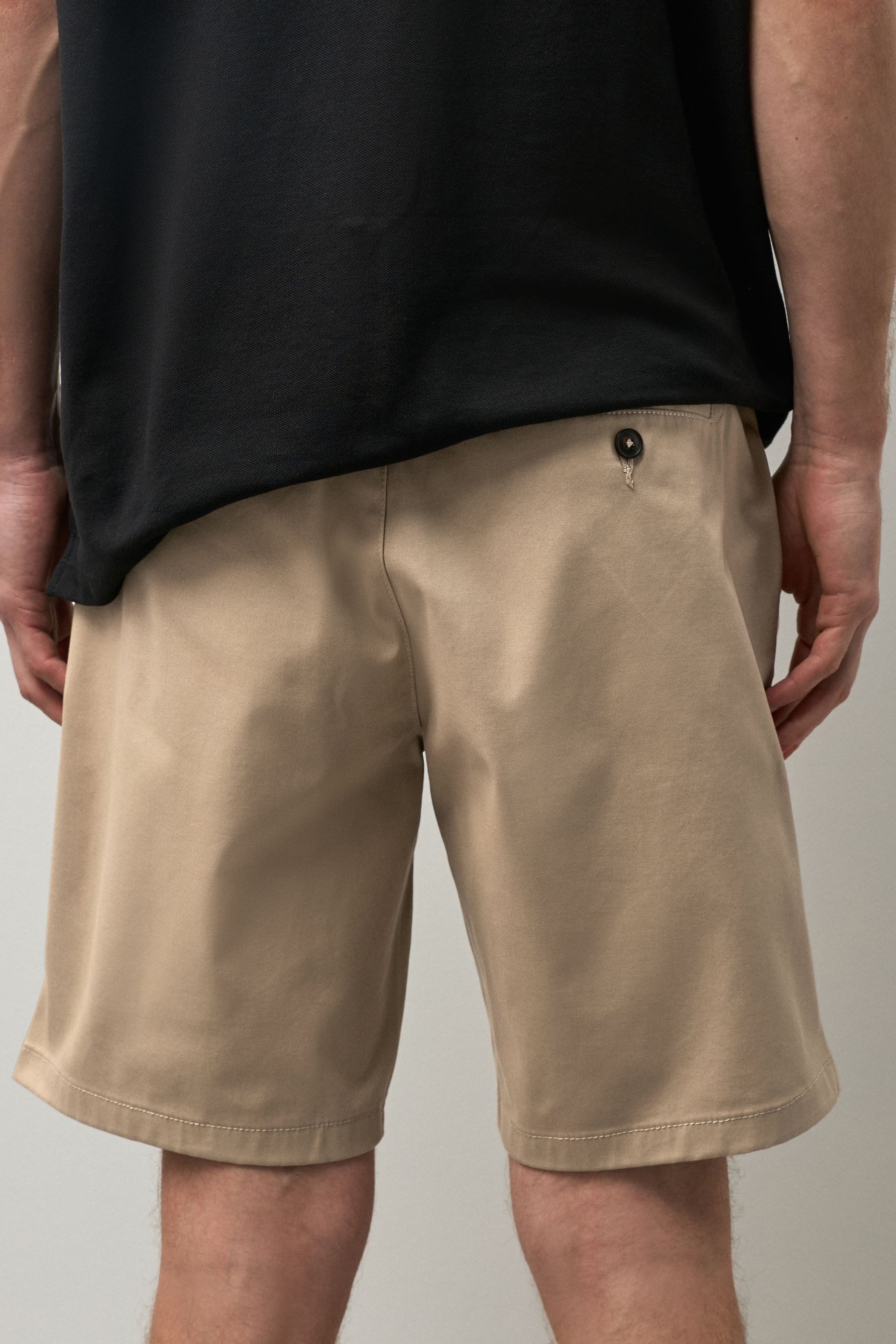 Next Shorts Straight Fit Chinoshorts mit Stretch (1-tlg)