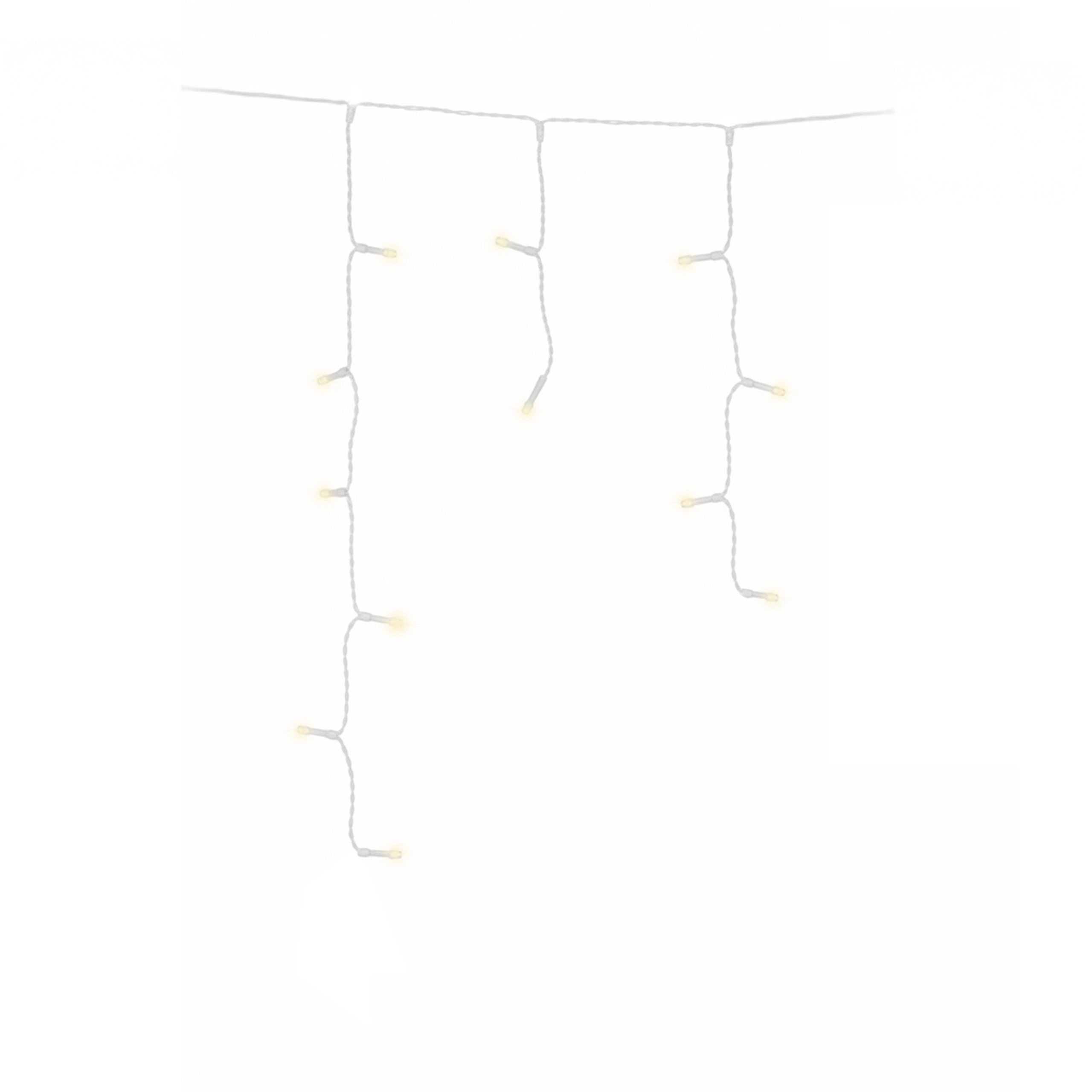 my home LED-Lichterkette Livva, 240-flammig, LED-Eisregen Lichterkette, Eiszapfenlicht für draußen, Timer