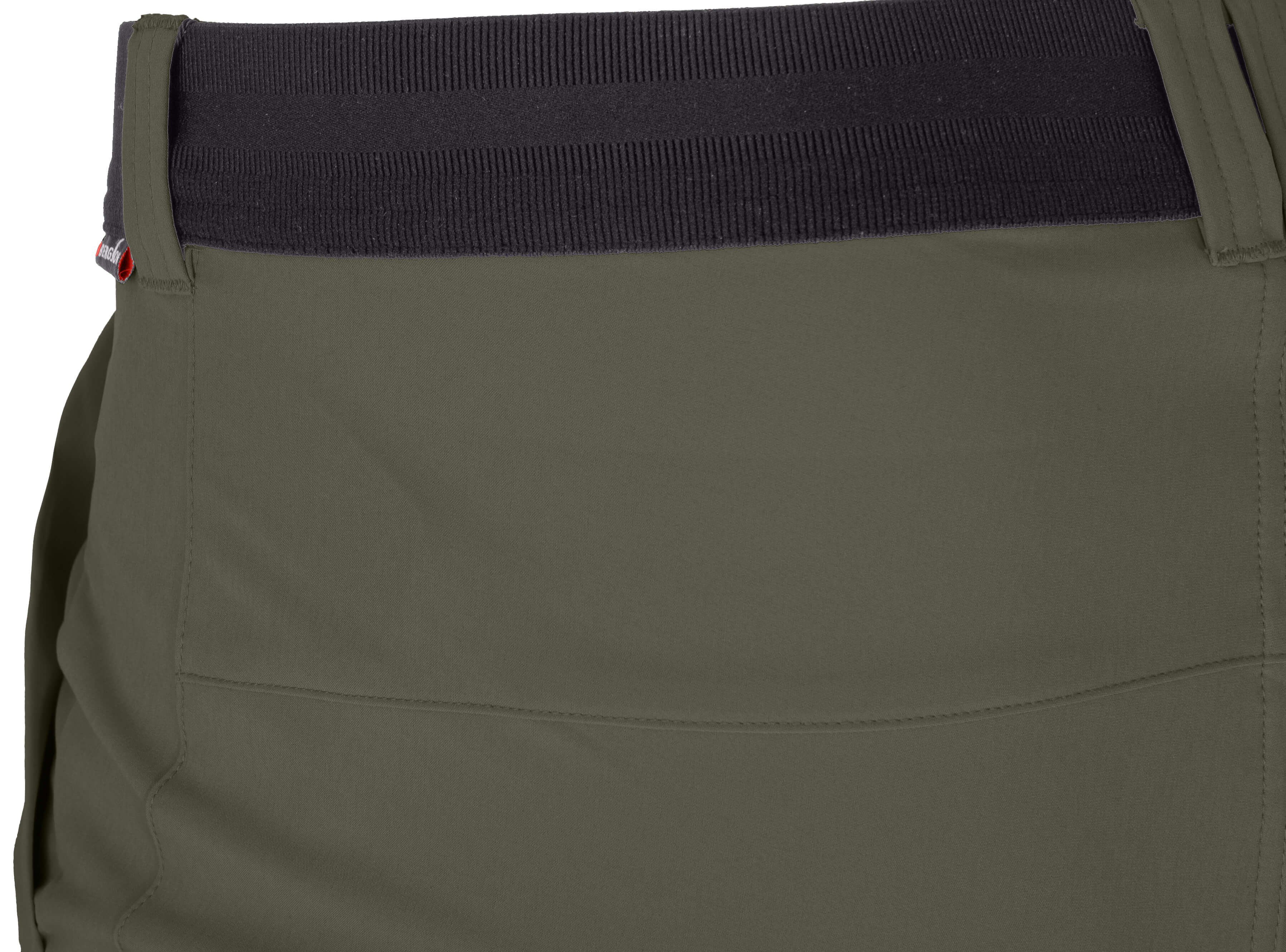 Bergson Outdoorhose FROSLEV COMFORT Herren Wanderhose, recycelt, elastisch, 7 Taschen, Normalgrößen, grau