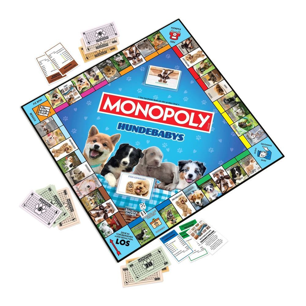 Winning Moves Spiel Monopoly Hundebabies