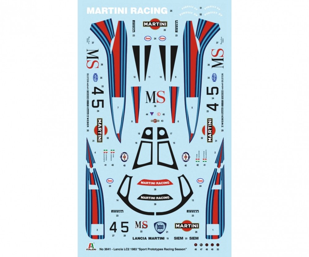 Italeri Modellbausatz Italeri 1:24 Lancia LC2