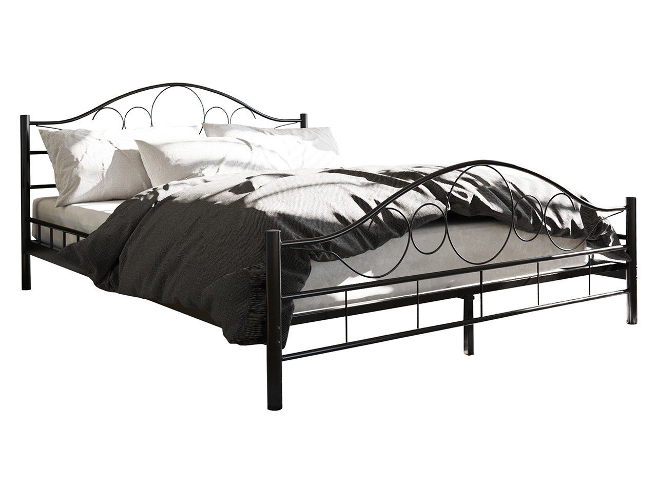 MIRJAN24 Metallbett Noremi (Bettgestell mit Lattenrost), Rahmen aus Metall günstig online kaufen